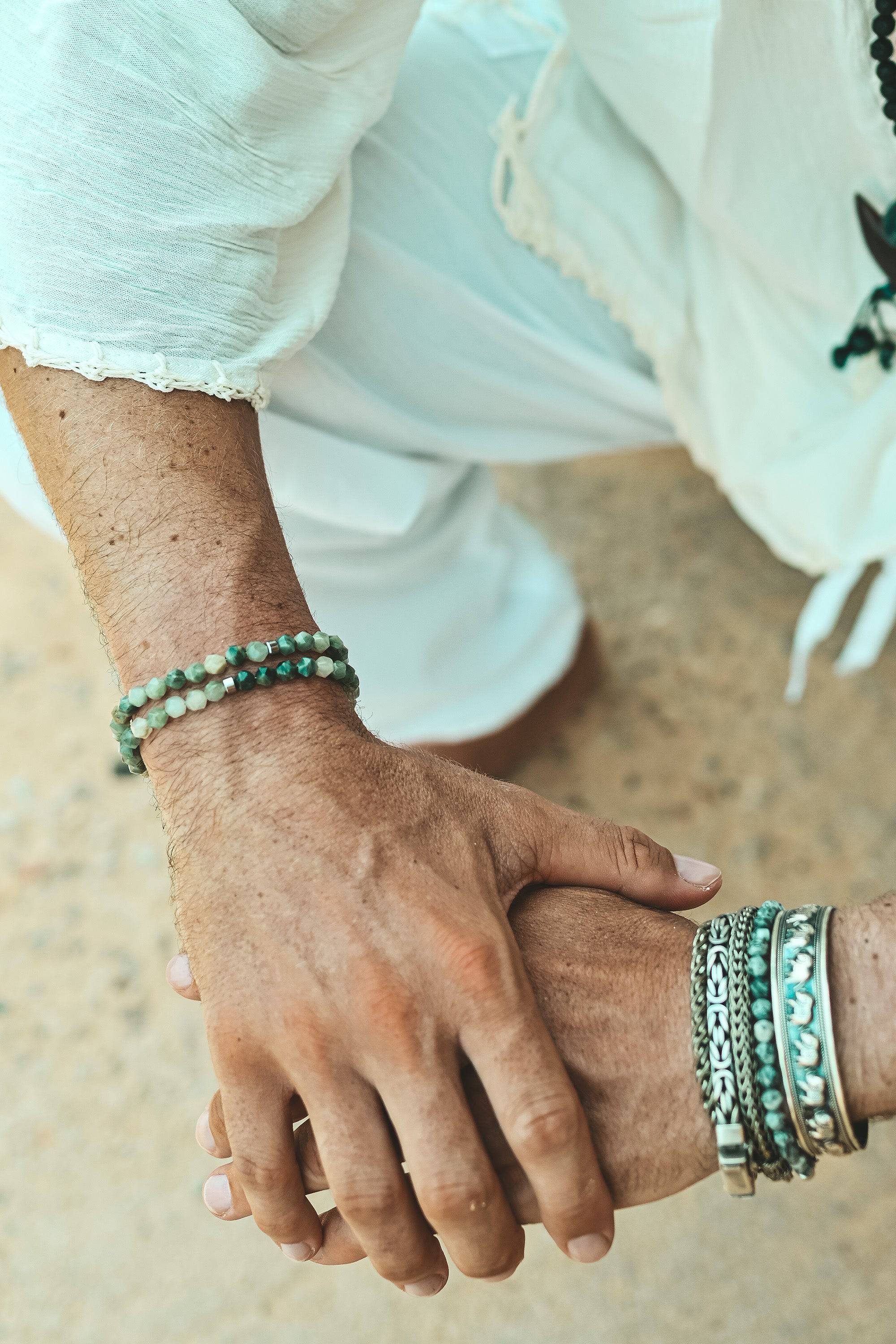 Ahau stone bracelet green - Image 11