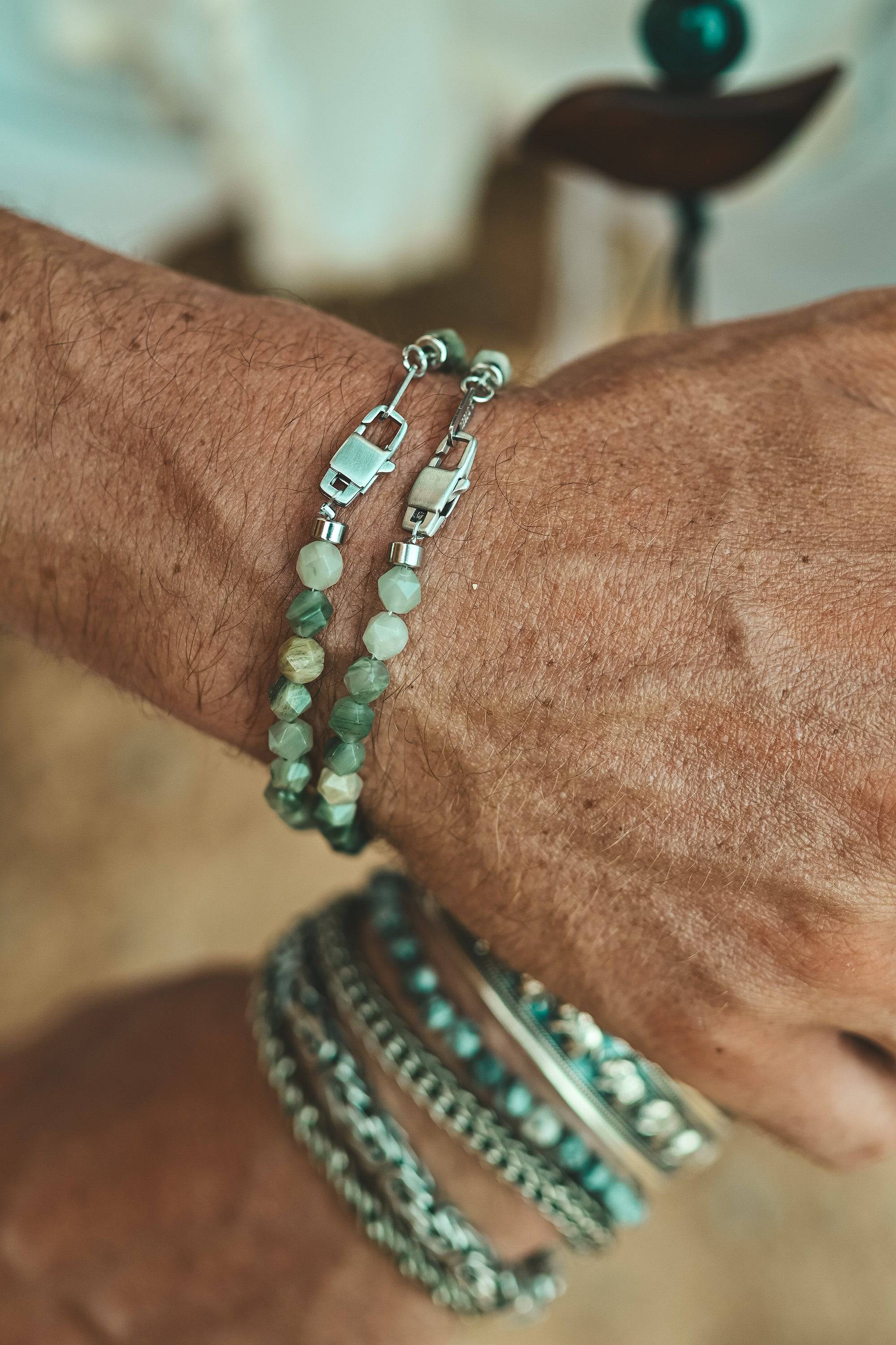 Ahau stone bracelet green - Image 3