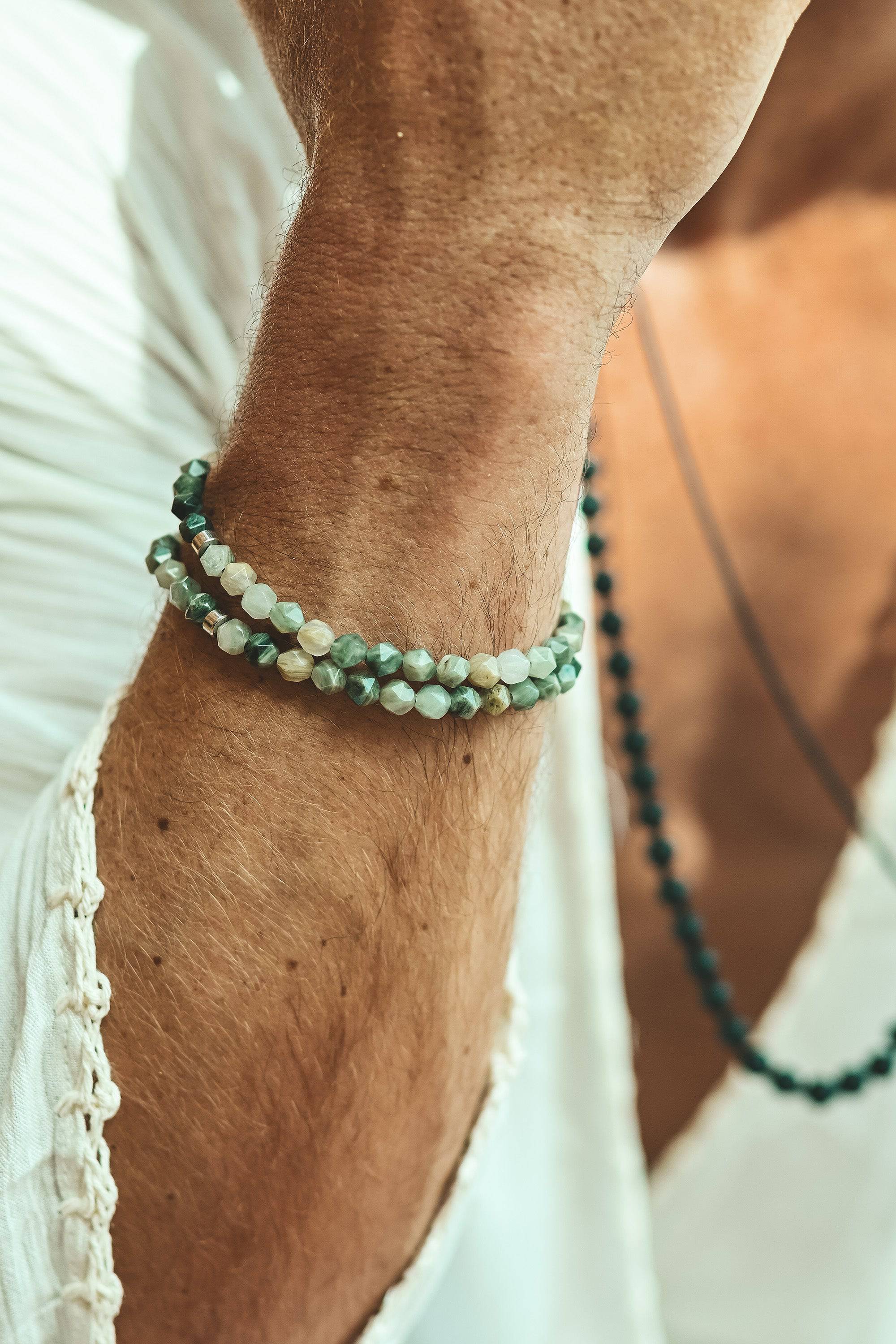 Ahau stone bracelet green - Image 4