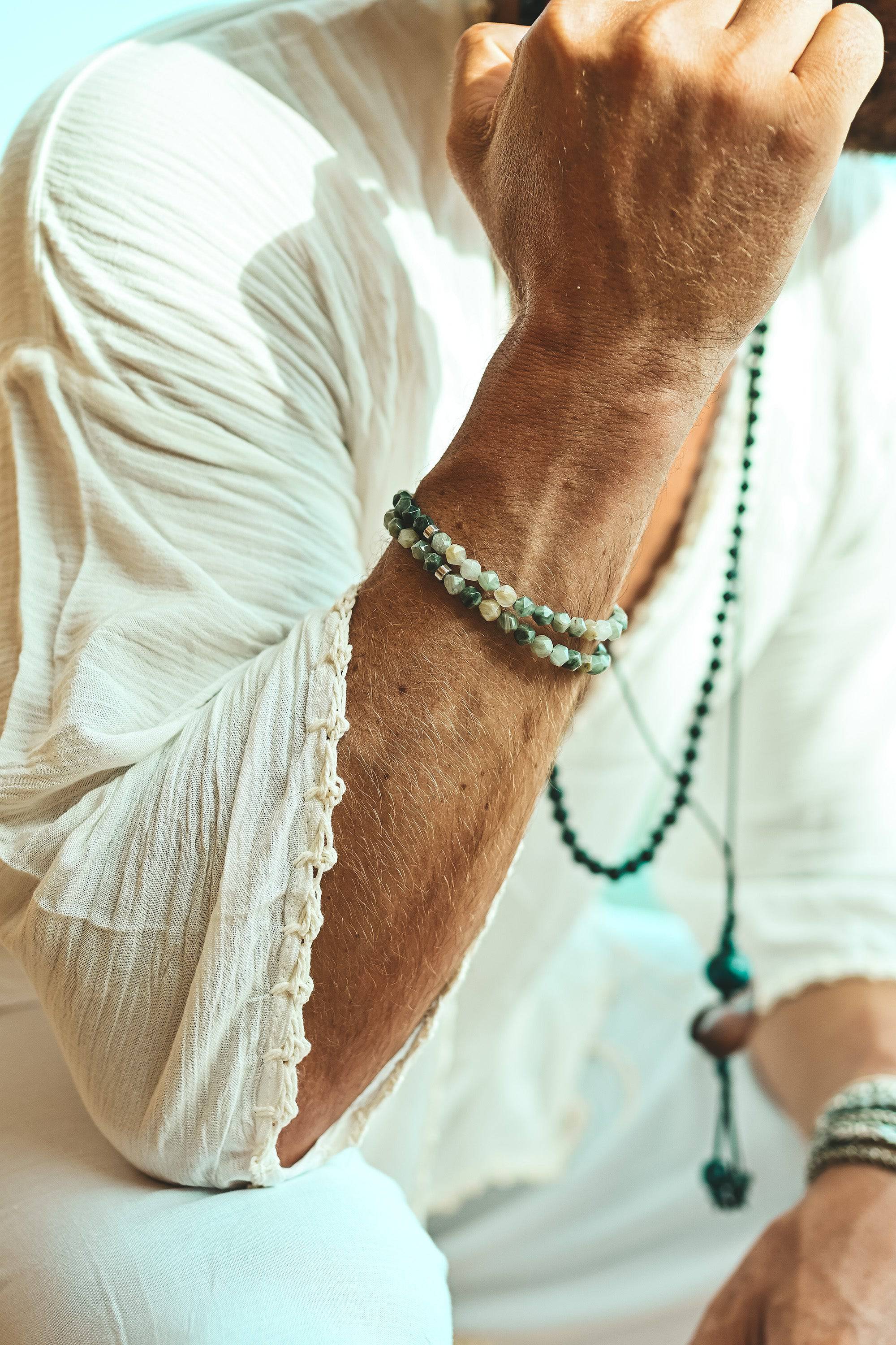 Ahau stone bracelet green - Image 5