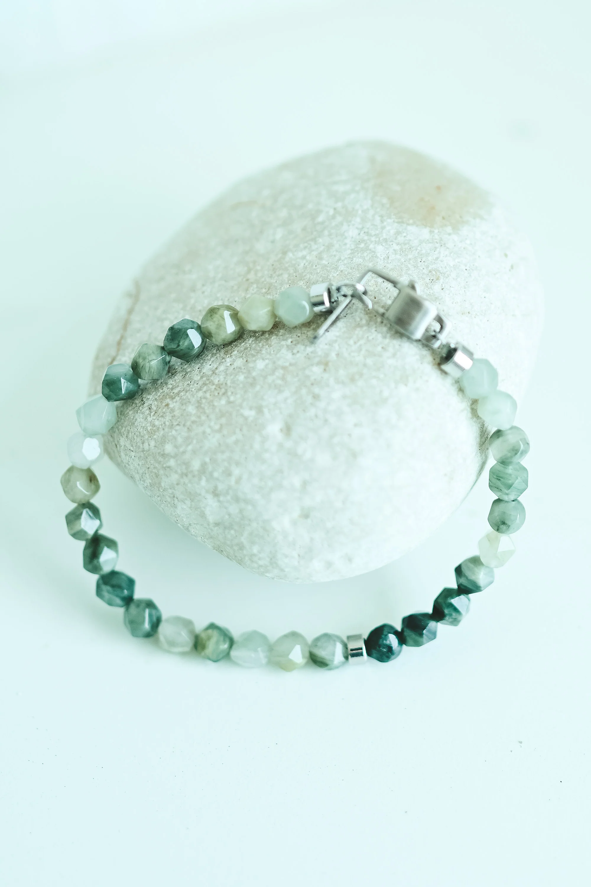 Ahau stone bracelet green - Image 7
