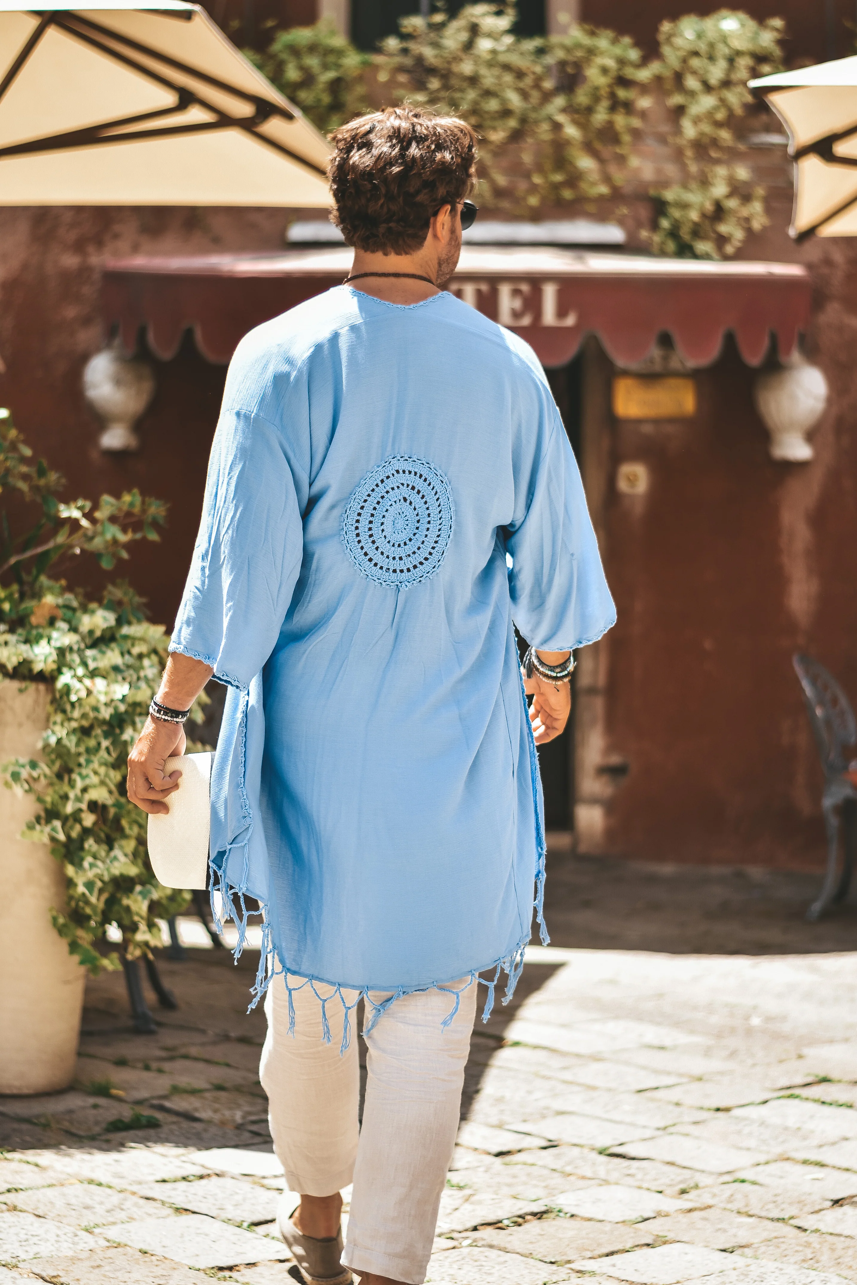 Capri luxury resort kimono blue - Image 11