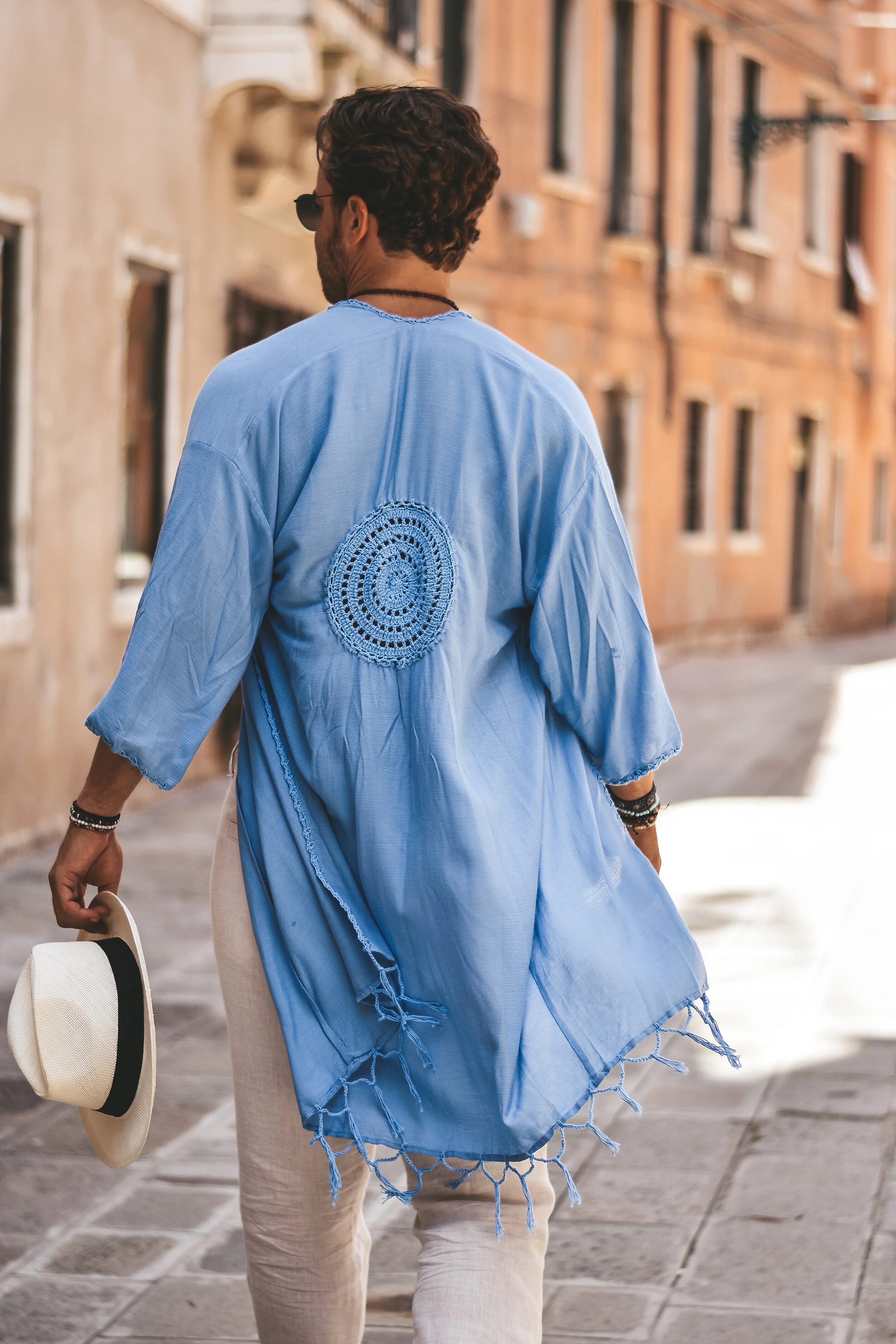 Capri luxury resort kimono blue - Image 14