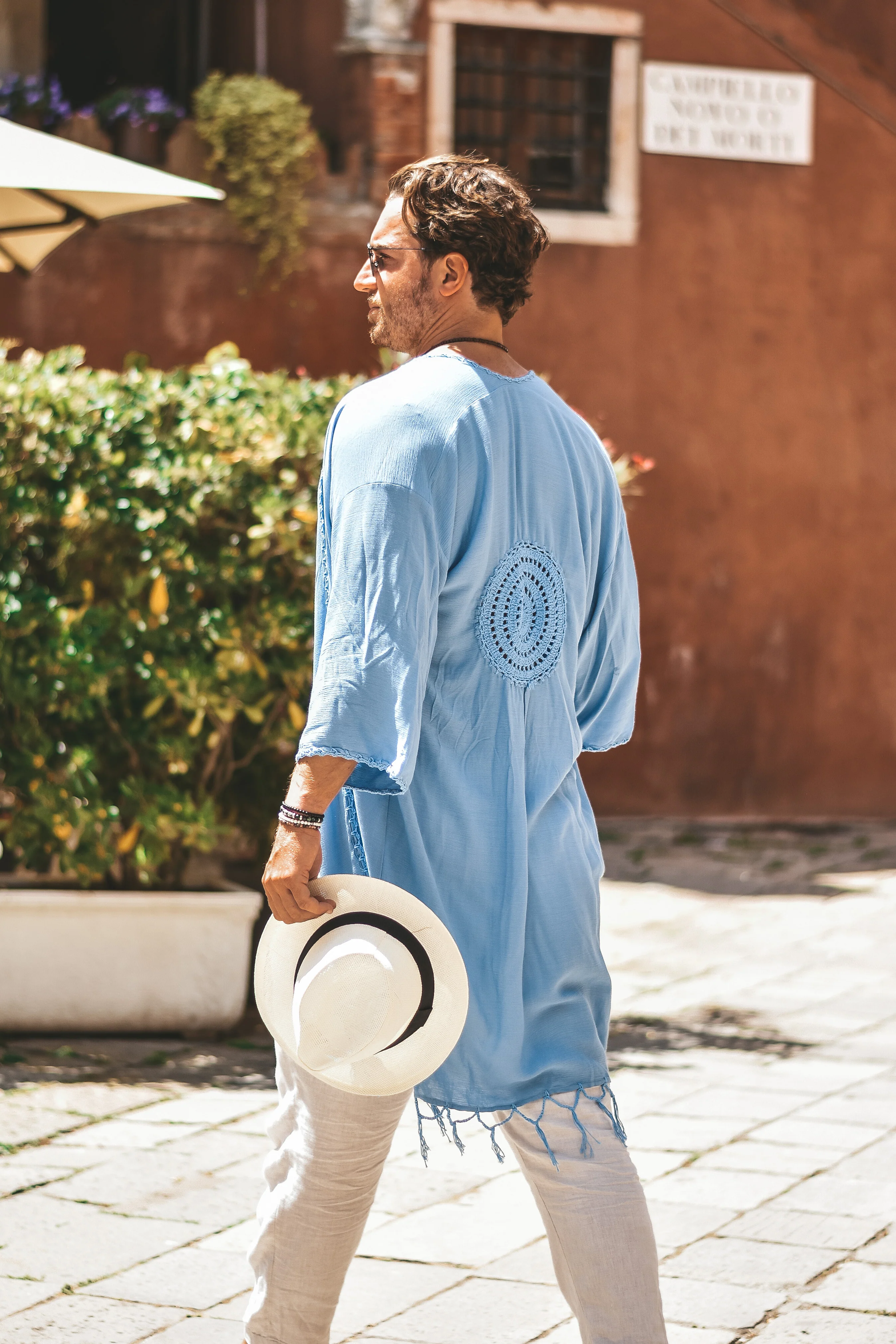 Capri luxury resort kimono blue - Image 6