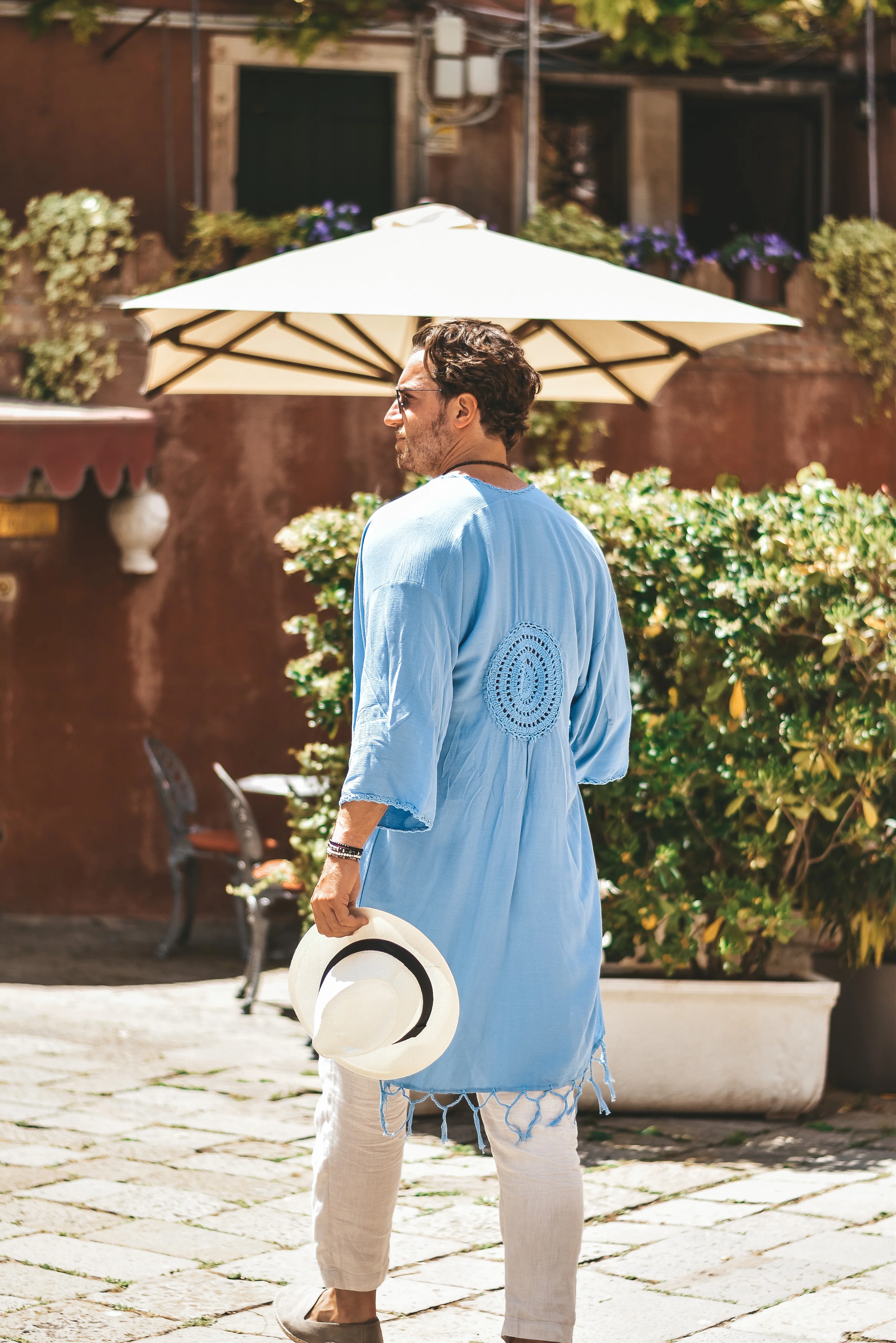 Capri luxury resort kimono blue - Image 7