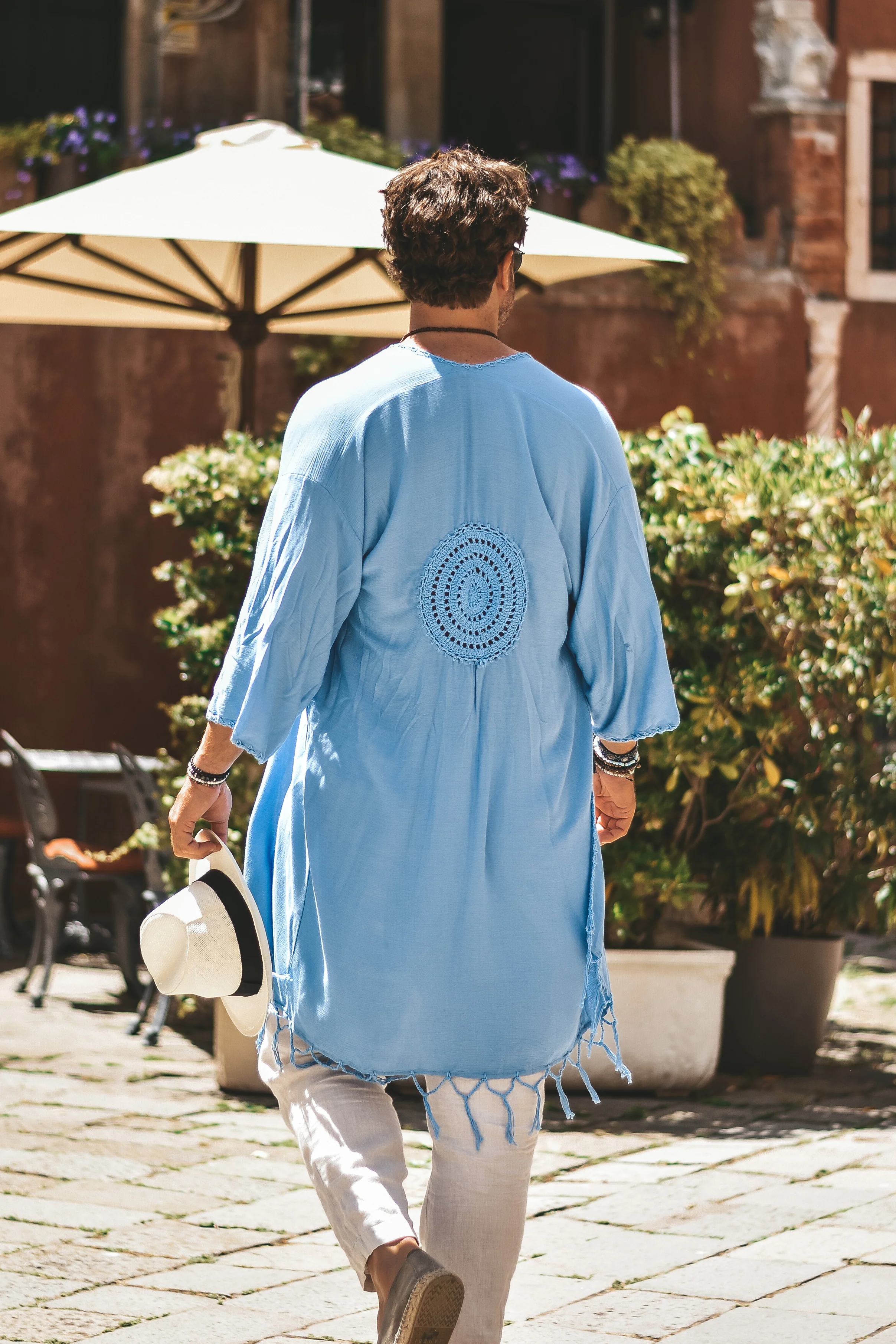 Capri luxury resort kimono blue - Image 9