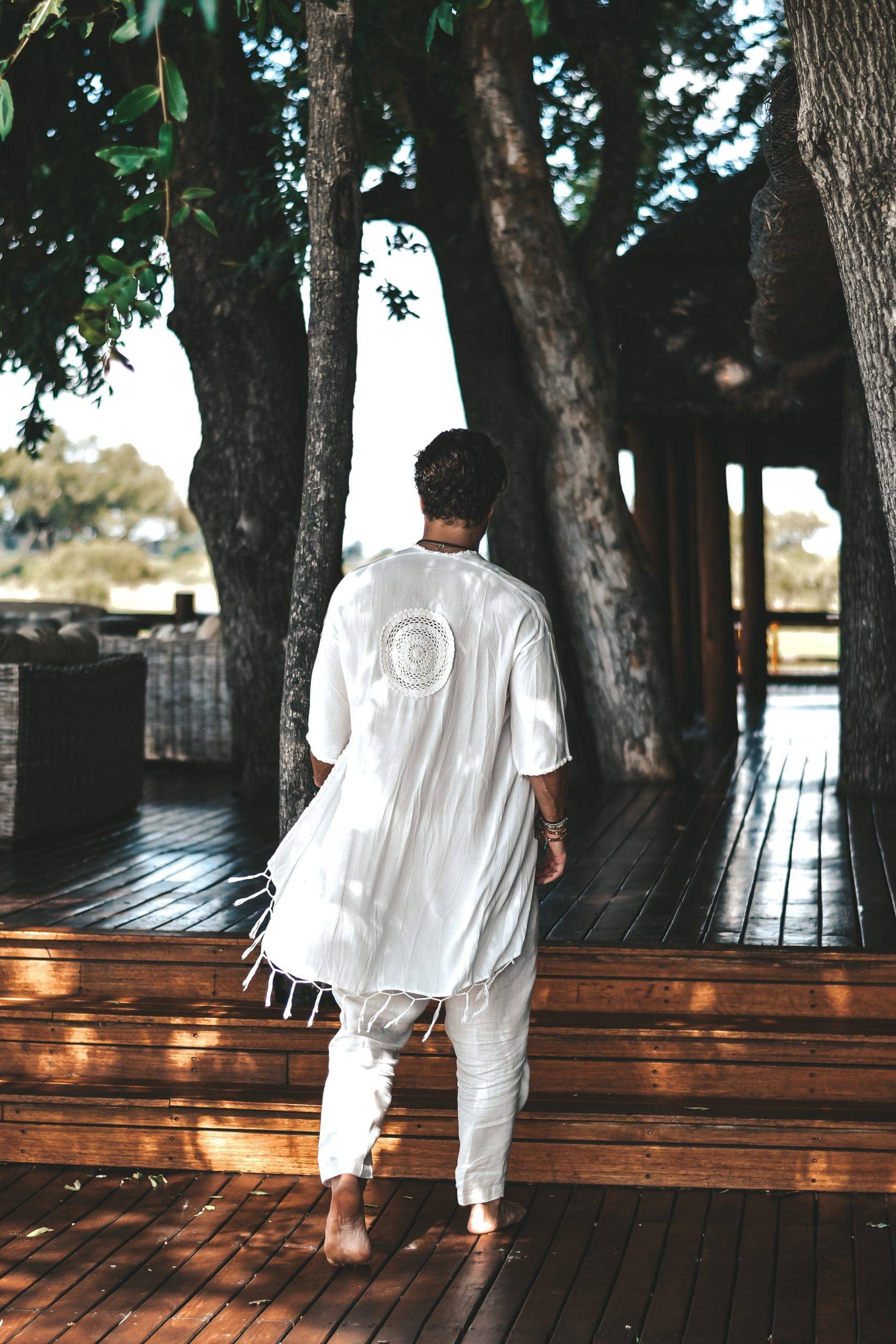 Capri luxury resort kimono creme - Image 14