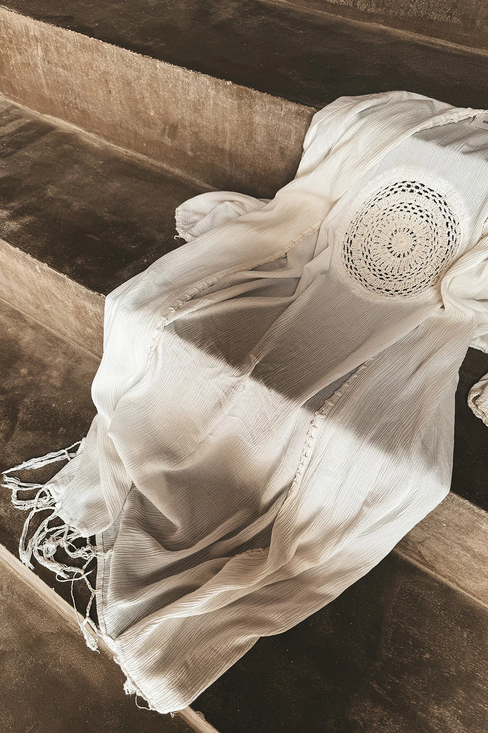 Capri luxury resort kimono creme - Image 16
