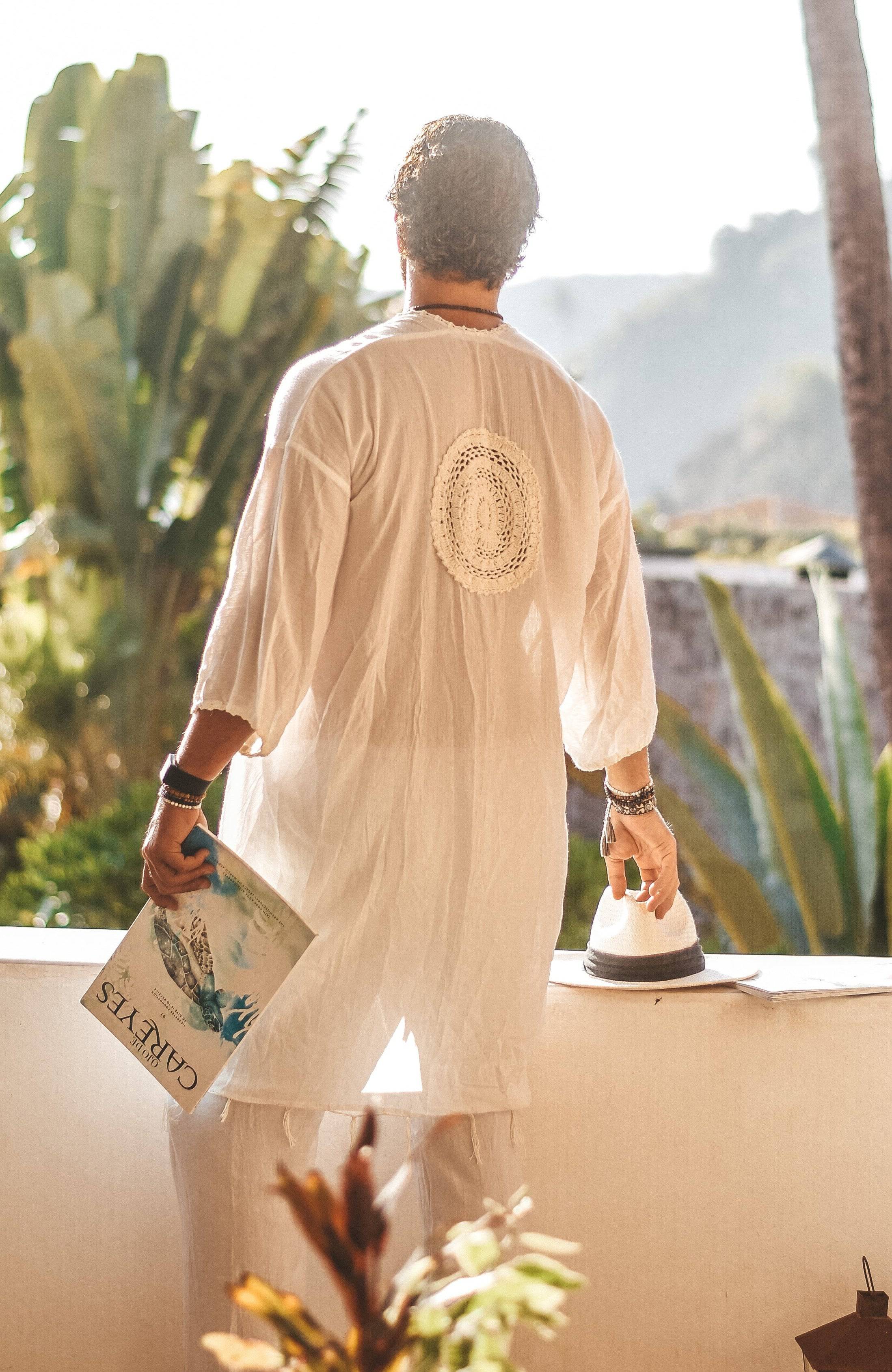 Capri luxury resort kimono creme - Image 3