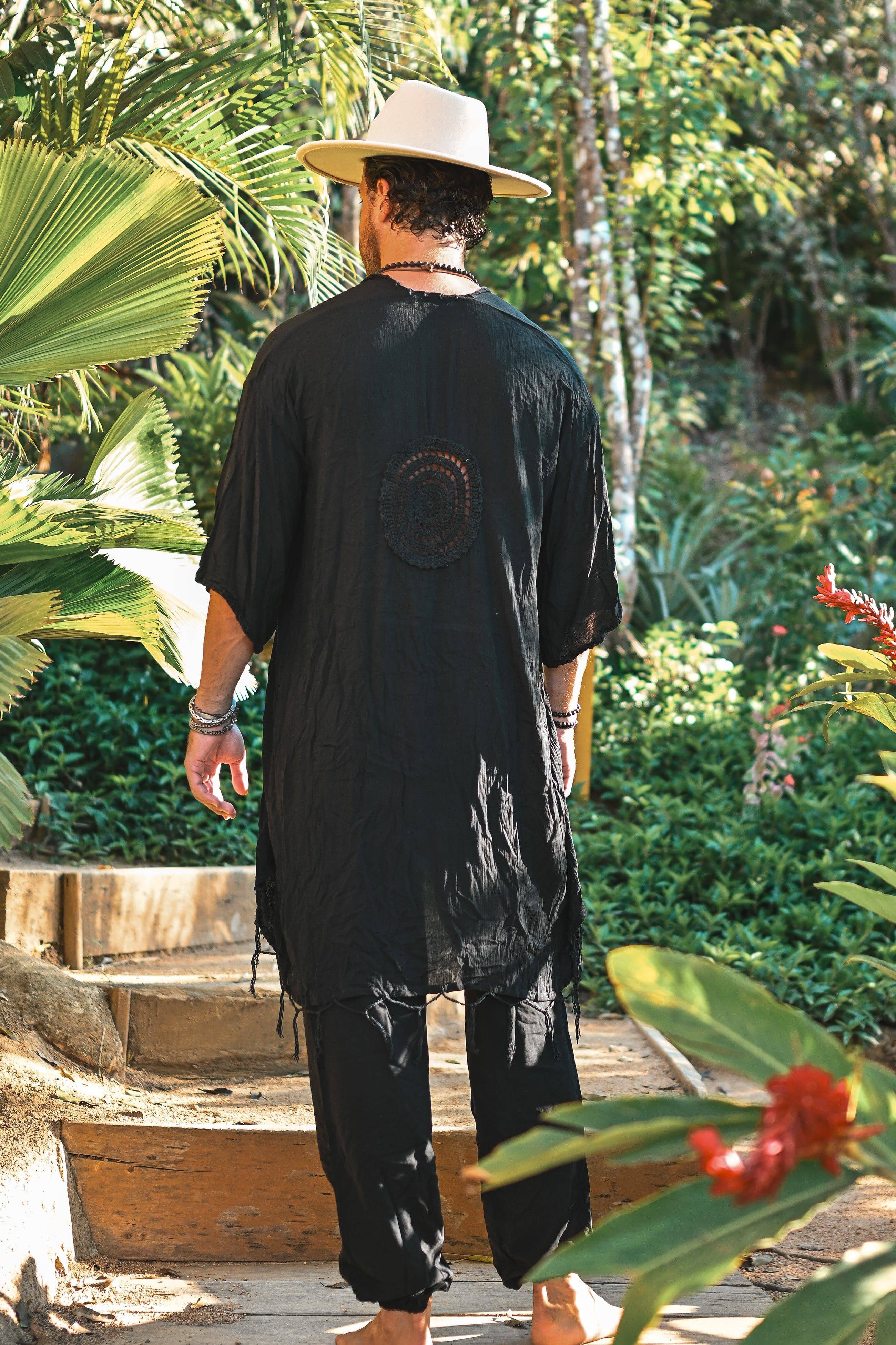 Capri resort kimono black