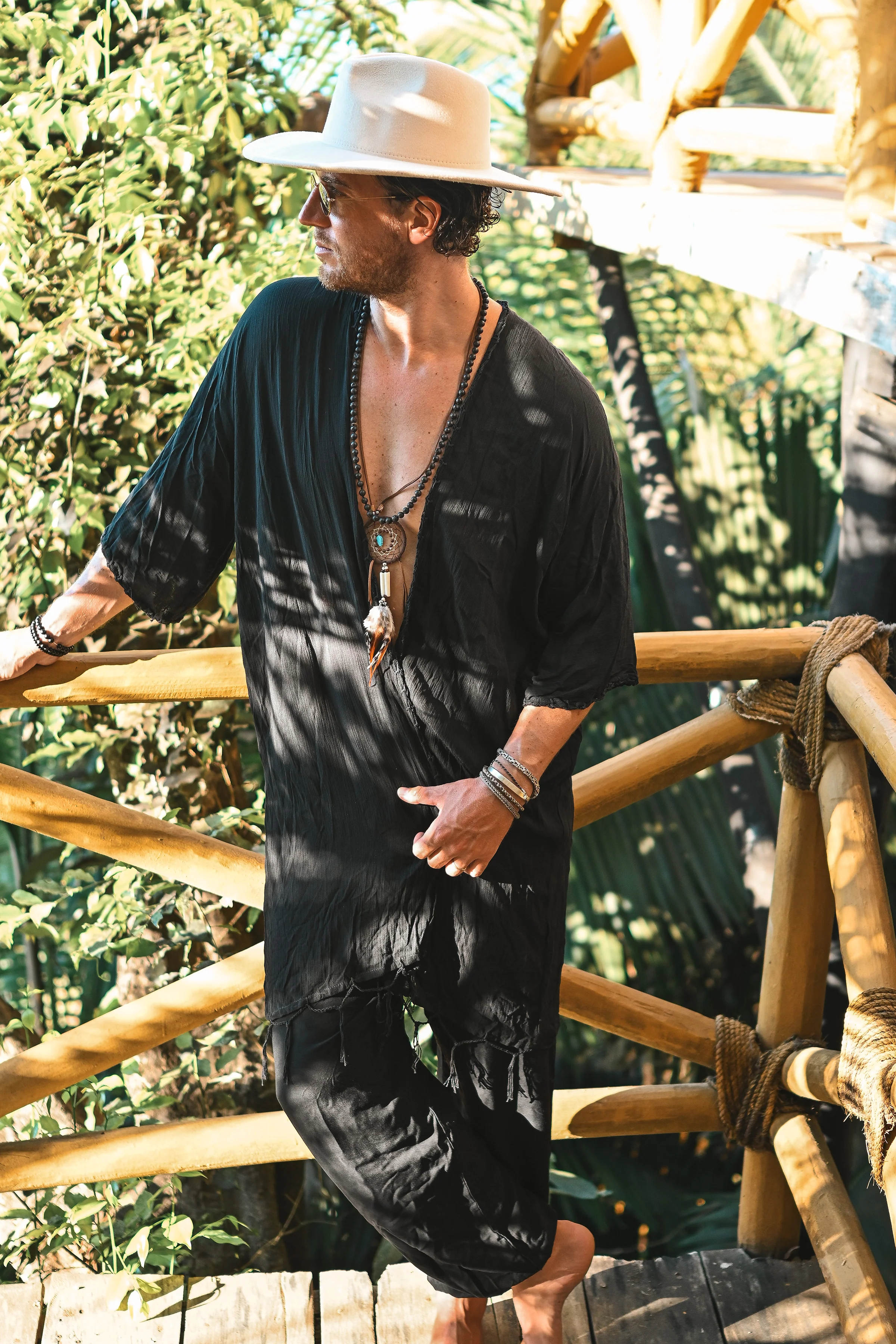 Capri resort kimono black - Image 18