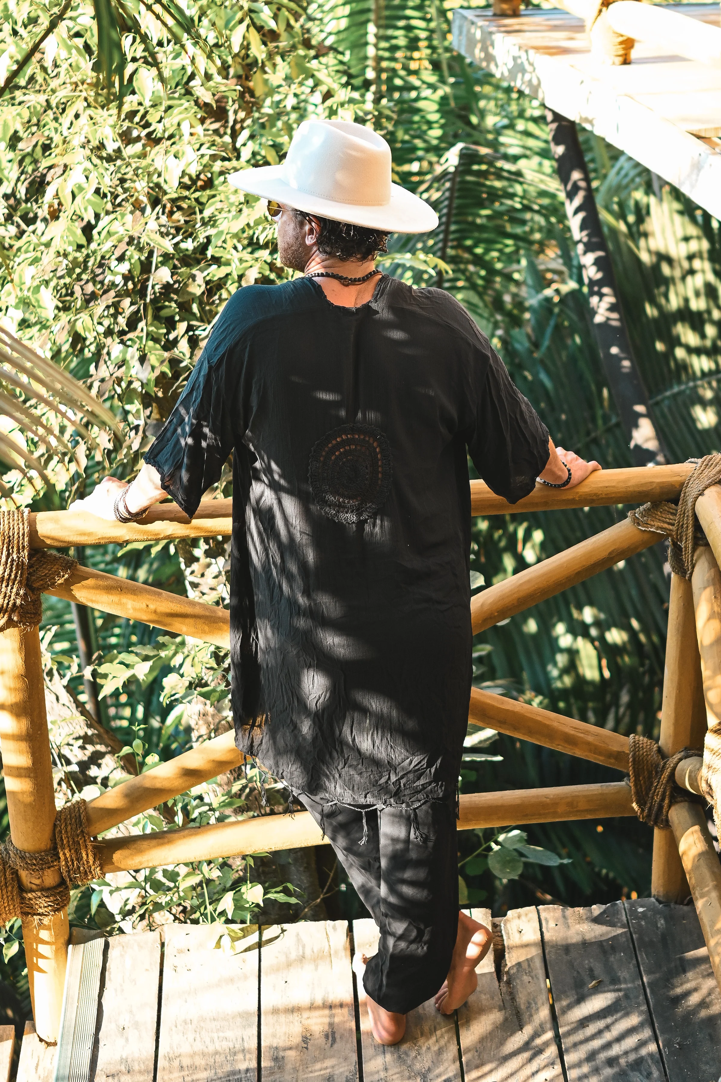 Capri resort kimono black - Image 19