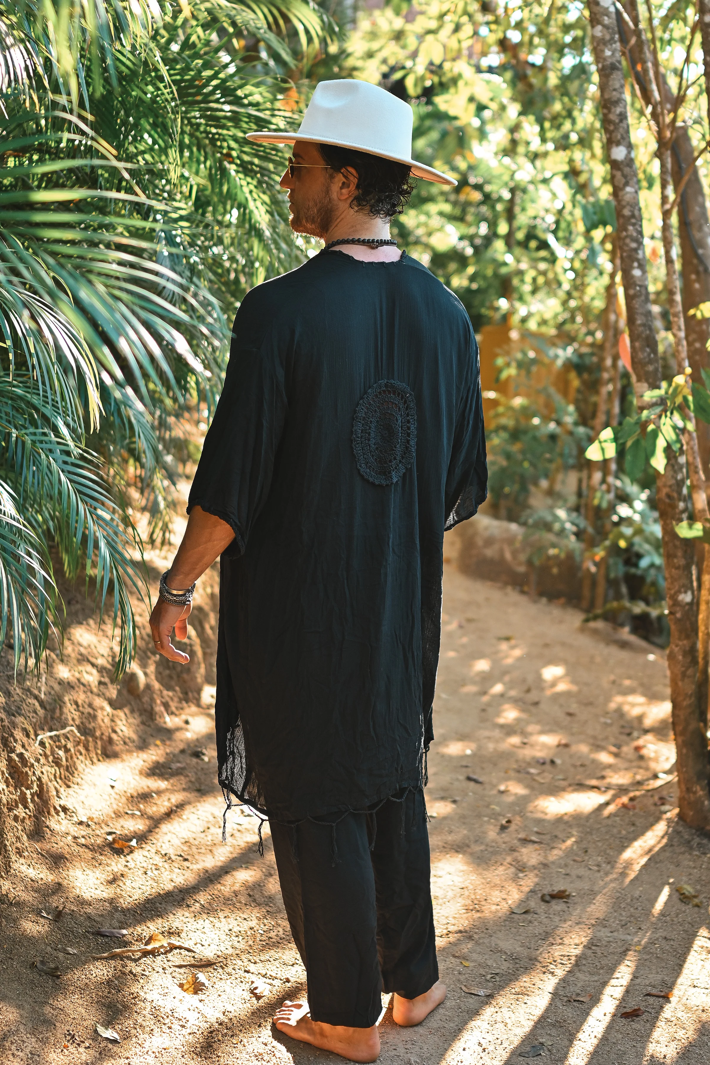 Capri resort kimono black - Image 20