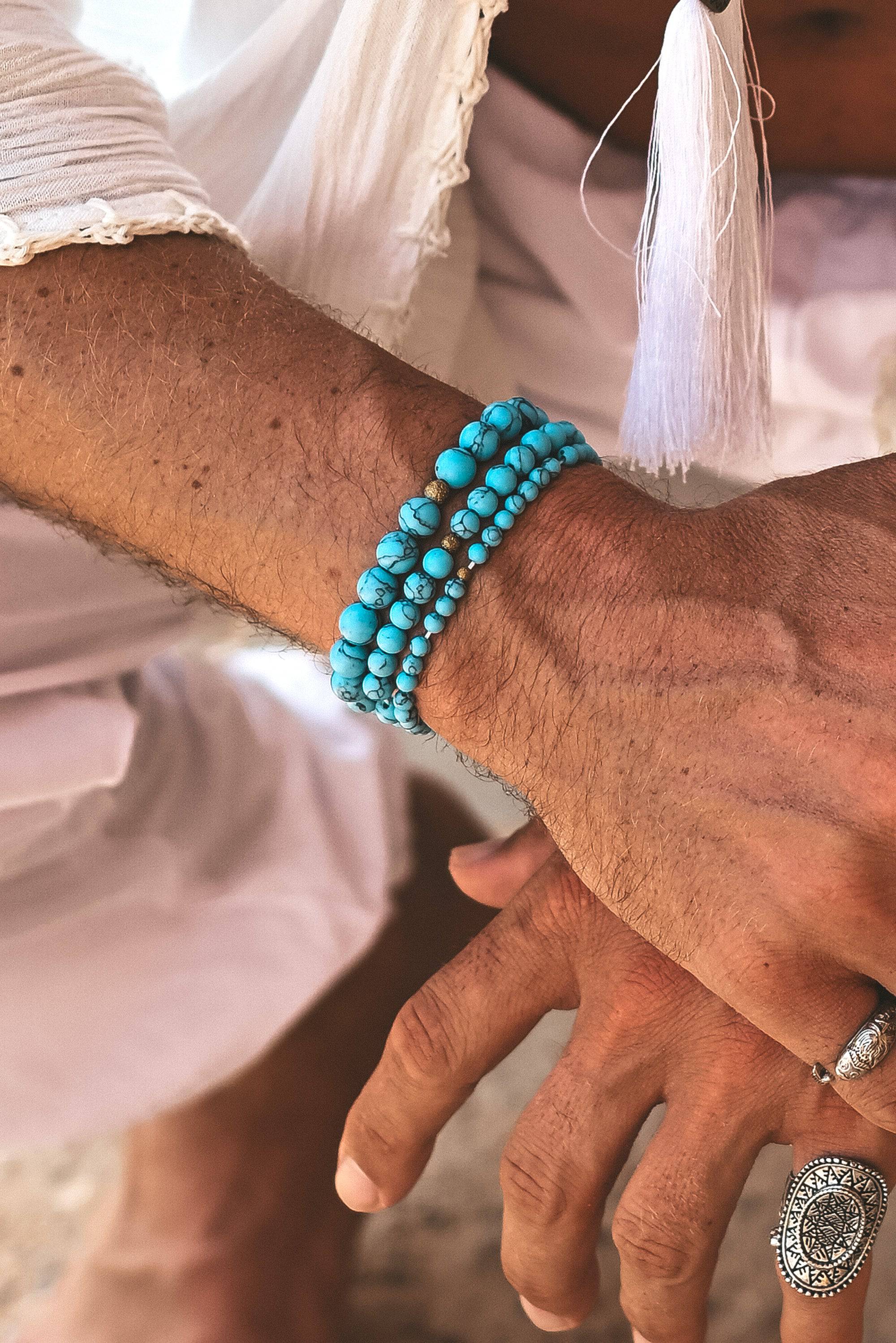 Cinco stone bracelet set of 3