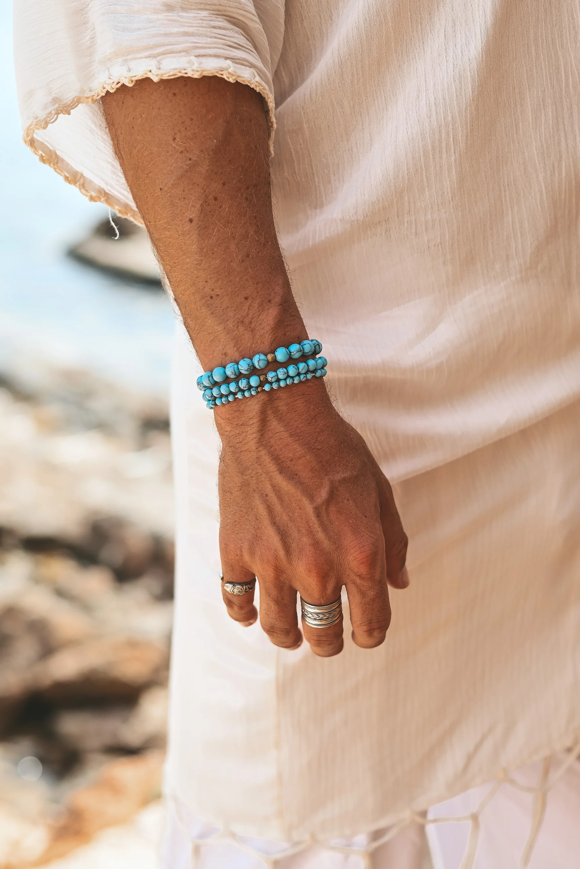 Cinco stone bracelet set of 3 - Image 3