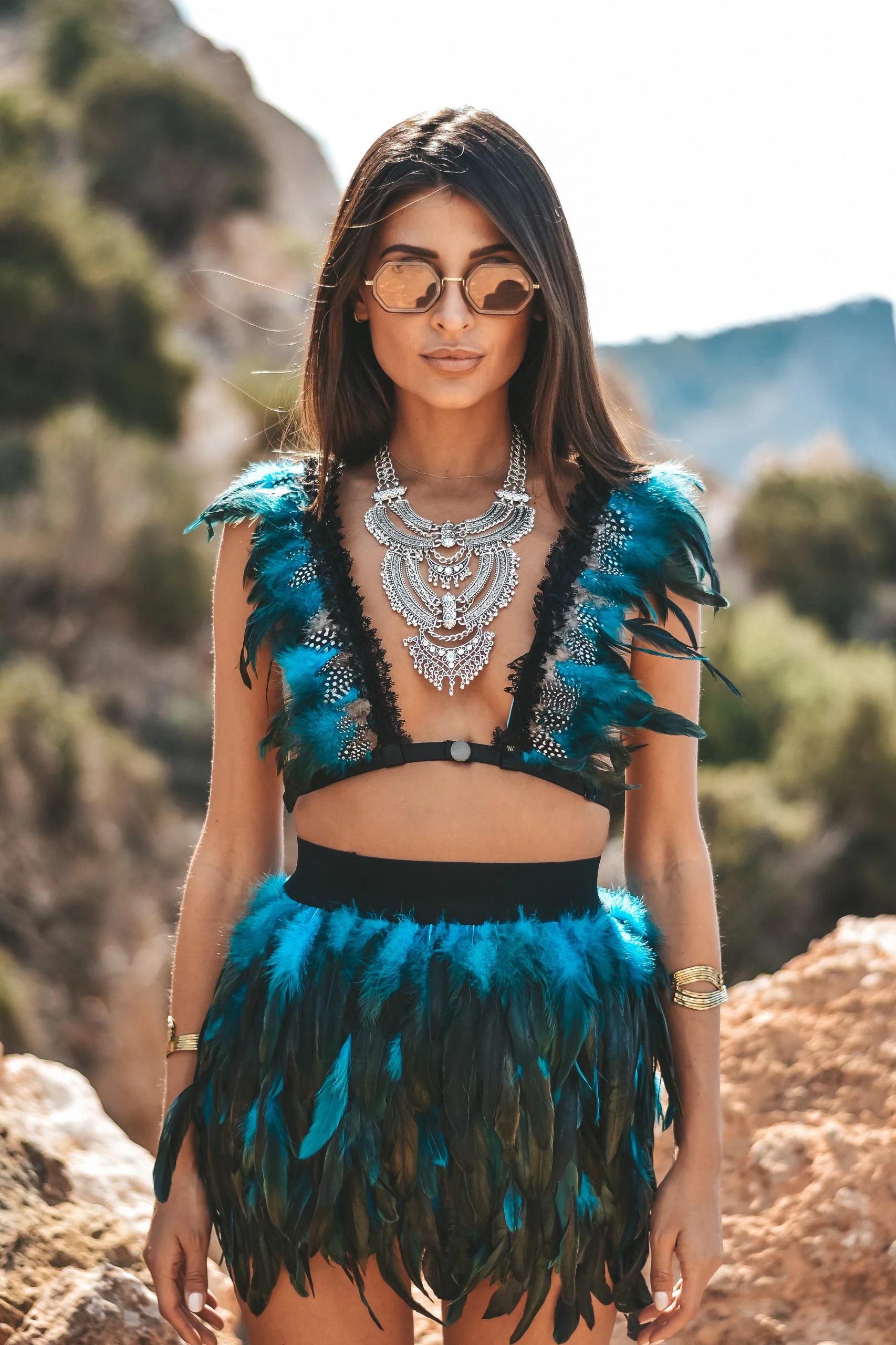 Desert feather set blue - Image 3