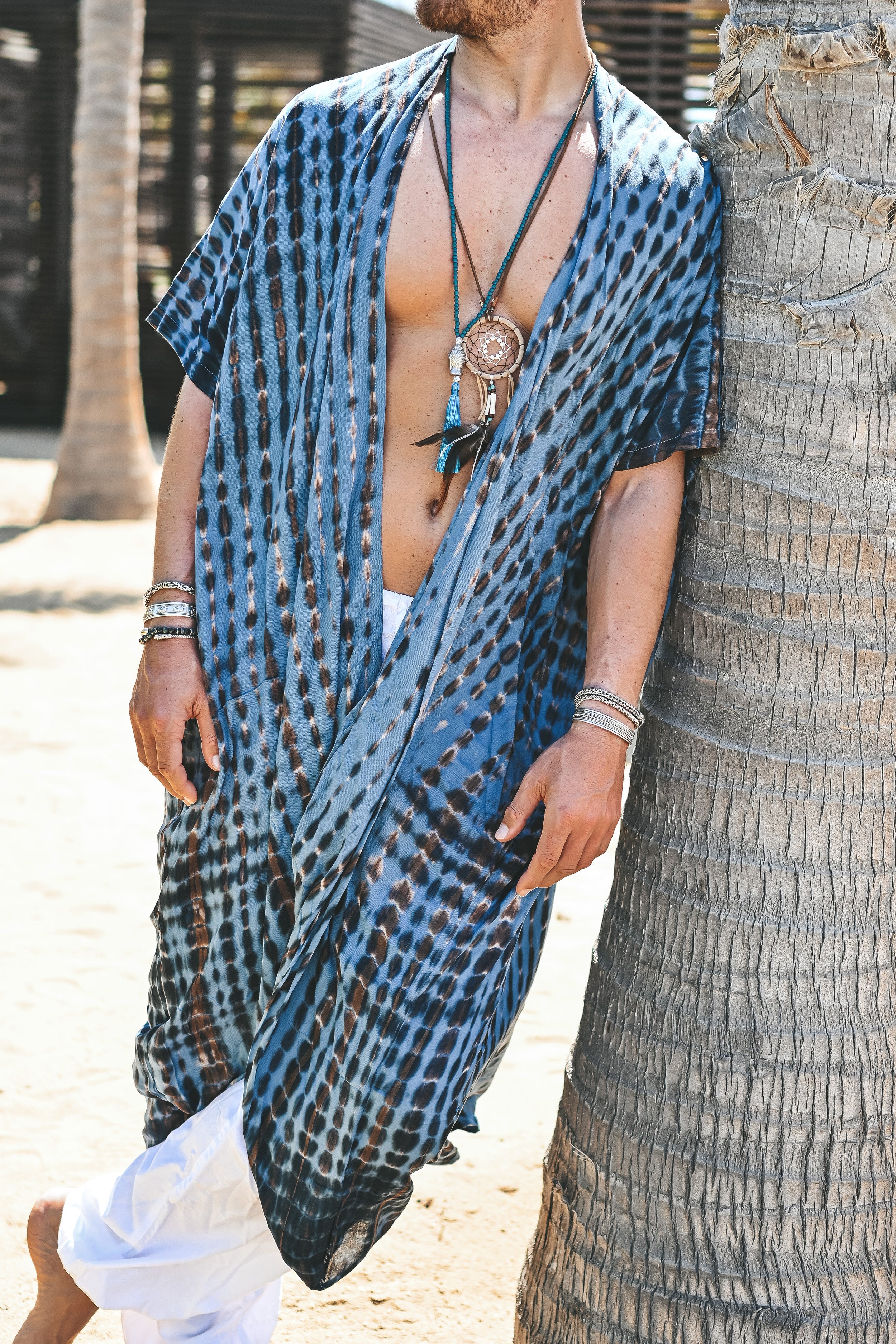 Diego Boho Kimono Blue - Image 3