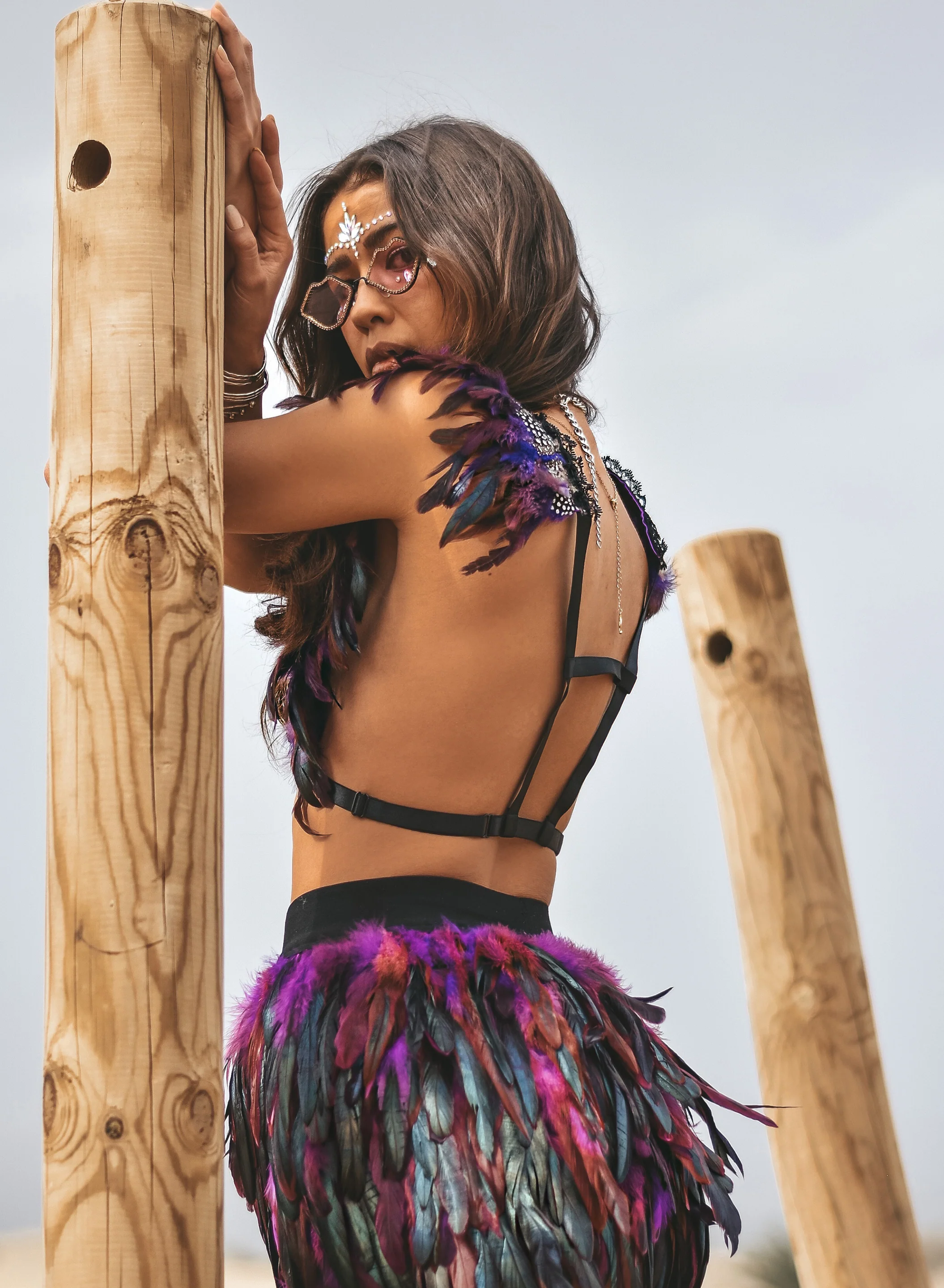 Feather top purple - Image 4