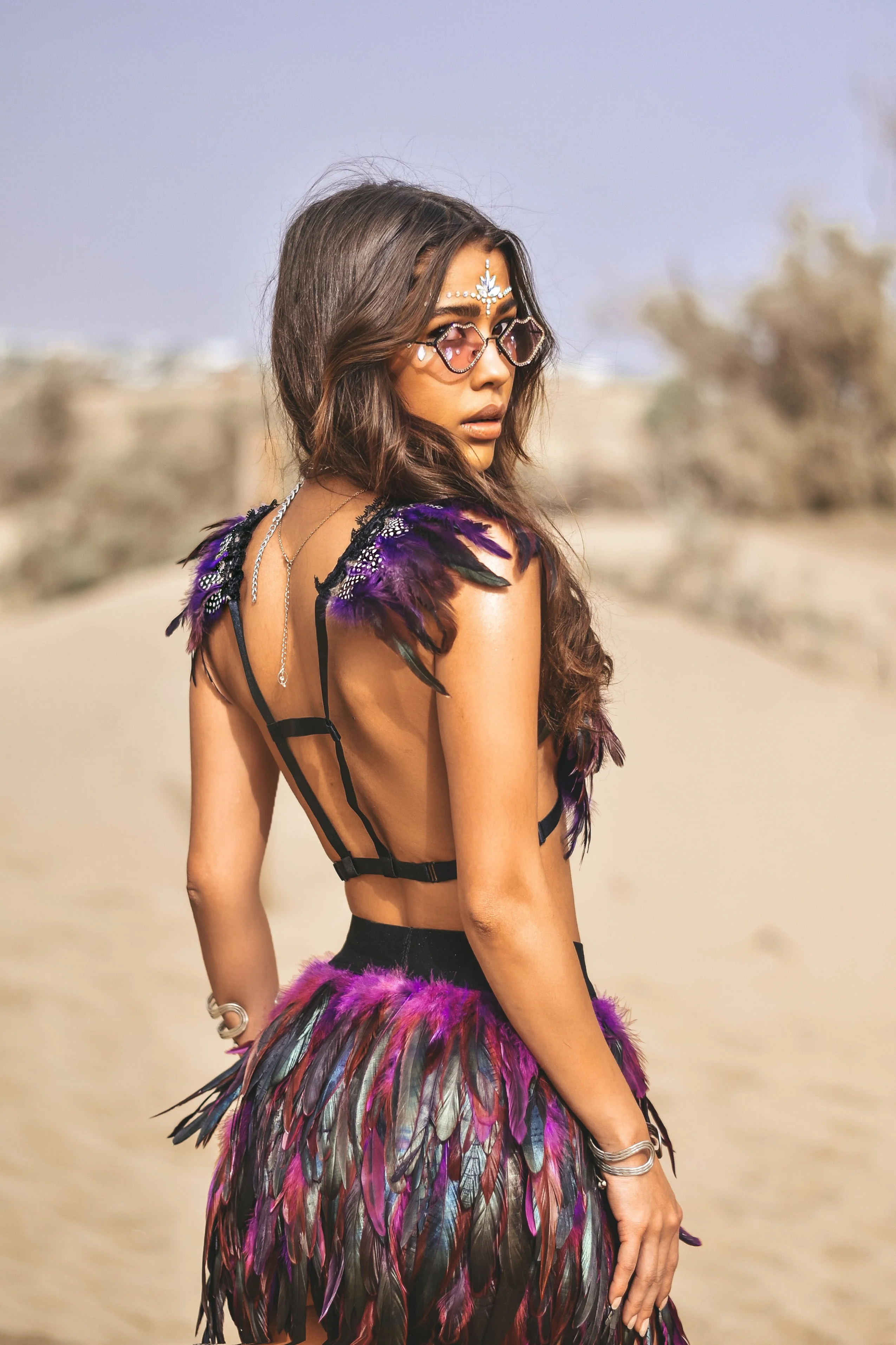 Feather top purple - Image 6