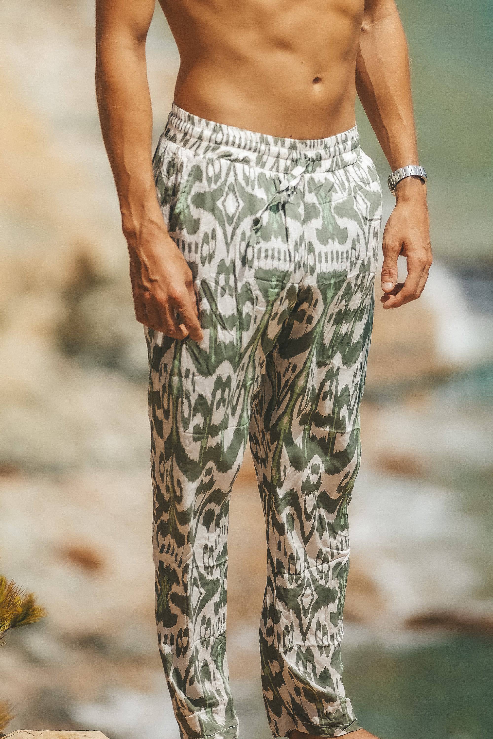 Ibiza resort pants green