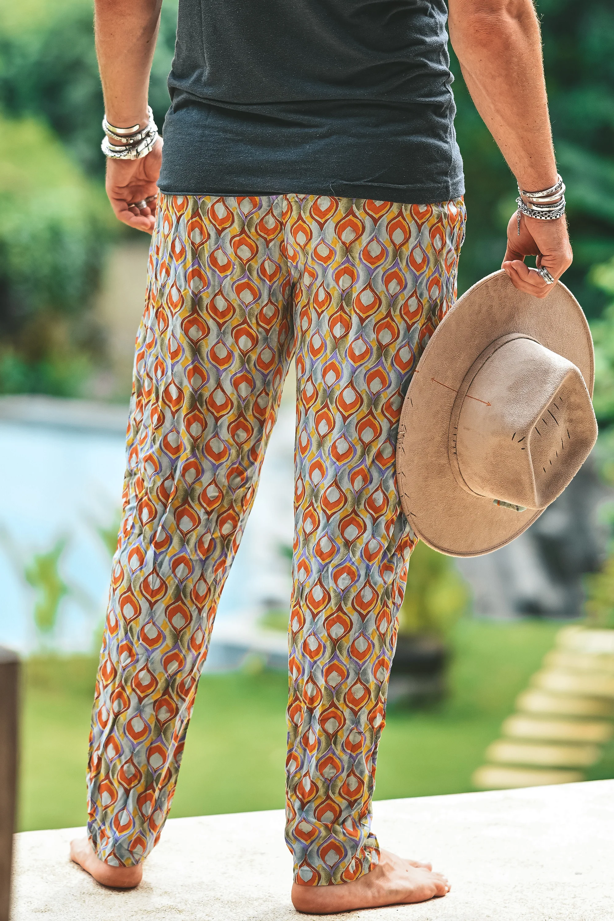 Ibiza resort pants orange