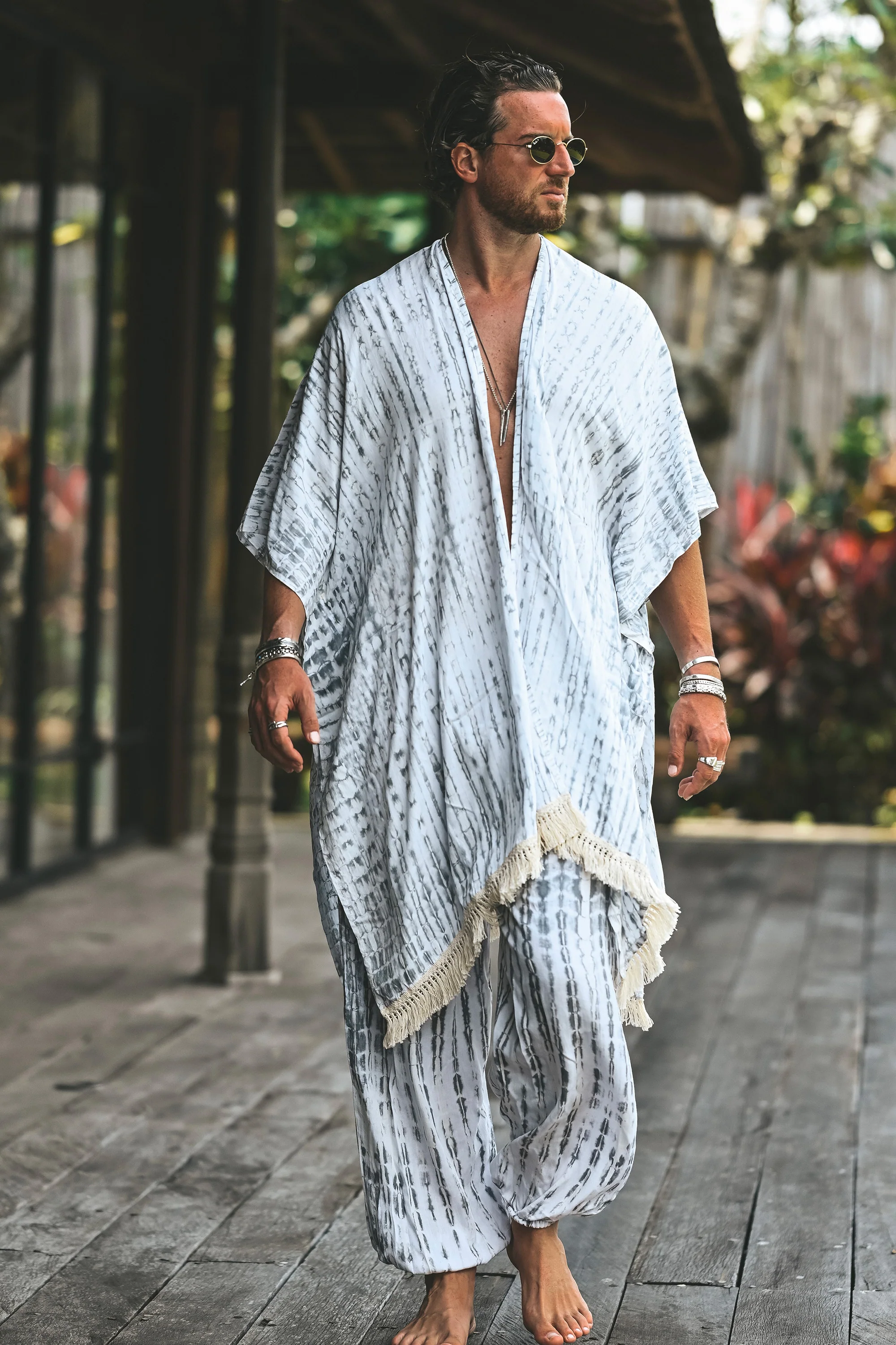 Itsunú bohemian kimono set grey - Image 10