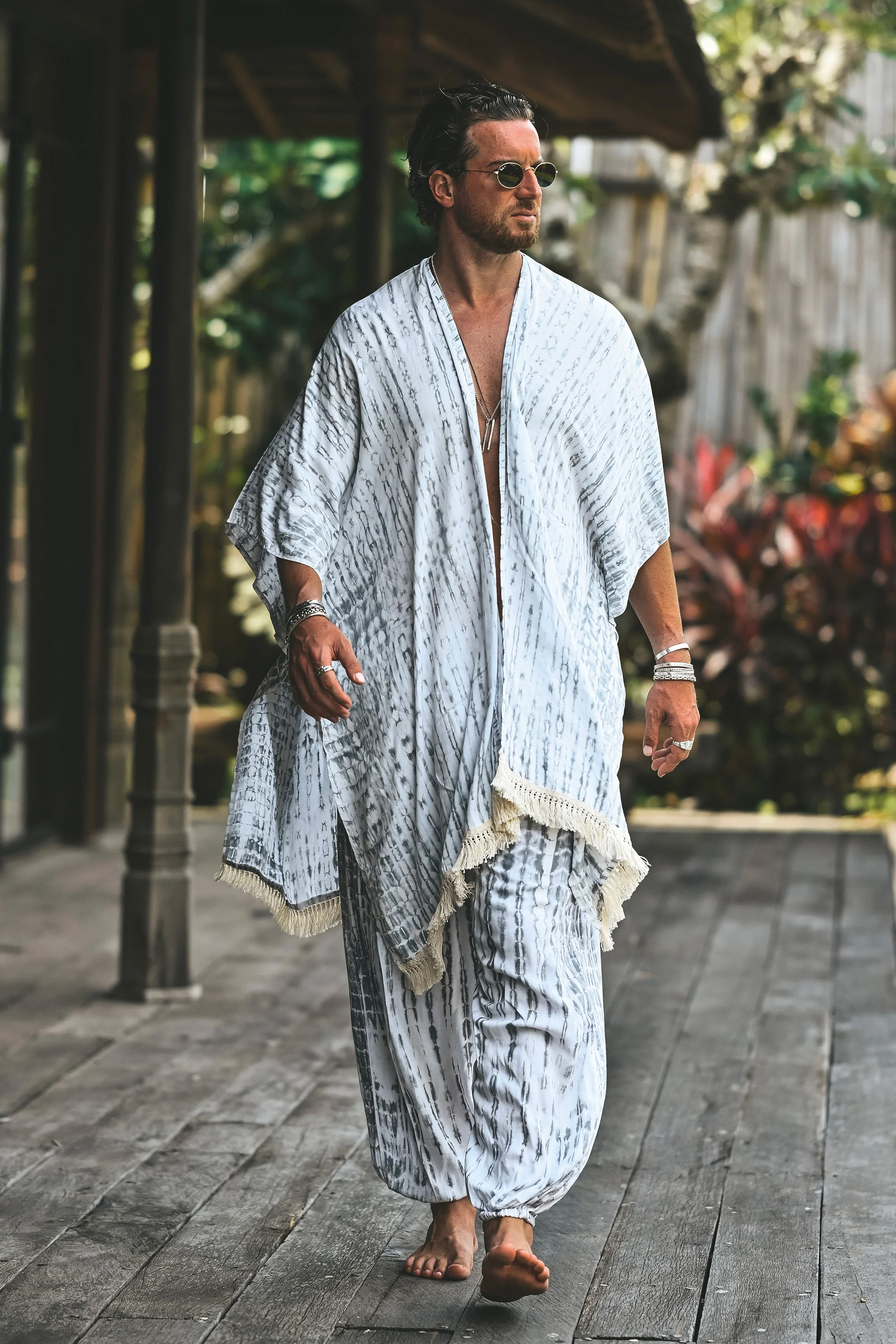 Itsunú bohemian kimono set grey - Image 15