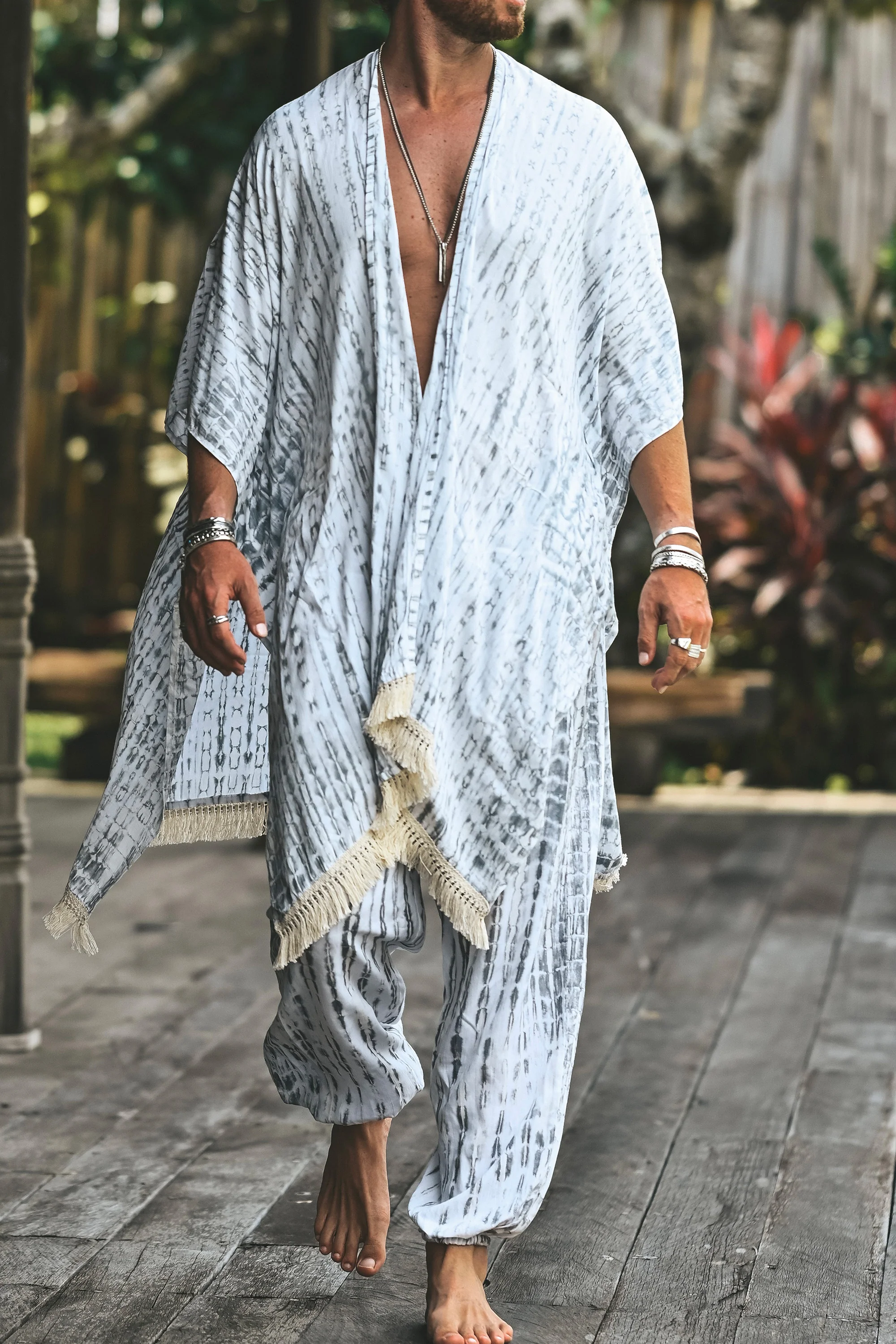 Itsunú bohemian kimono set grey - Image 9