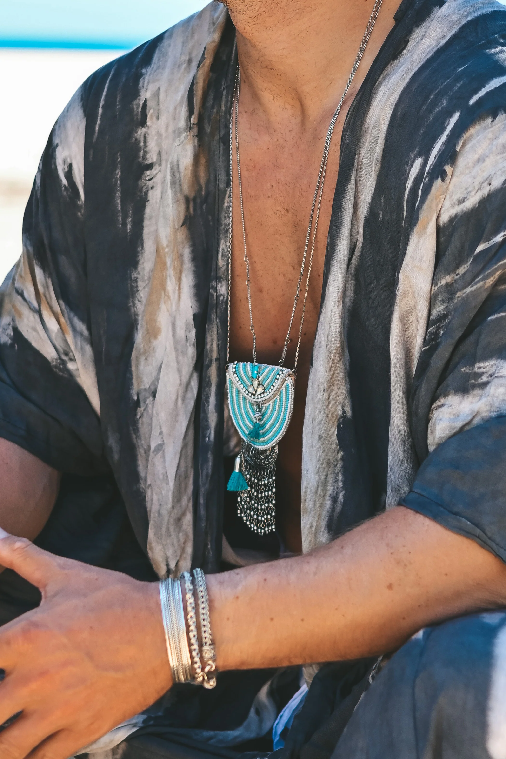 Little festival candy bag necklace