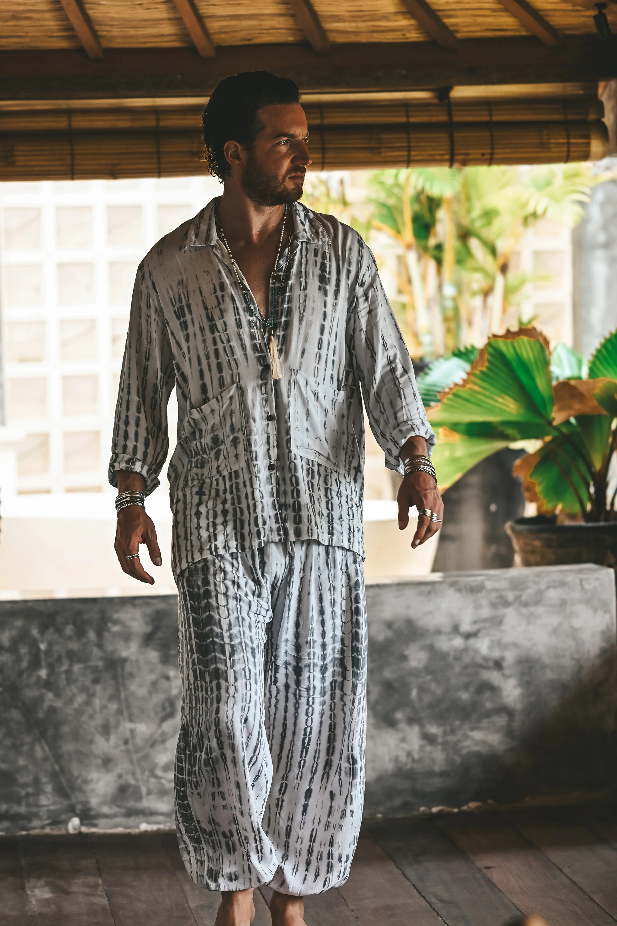 Magali boho resort set grey - Image 10