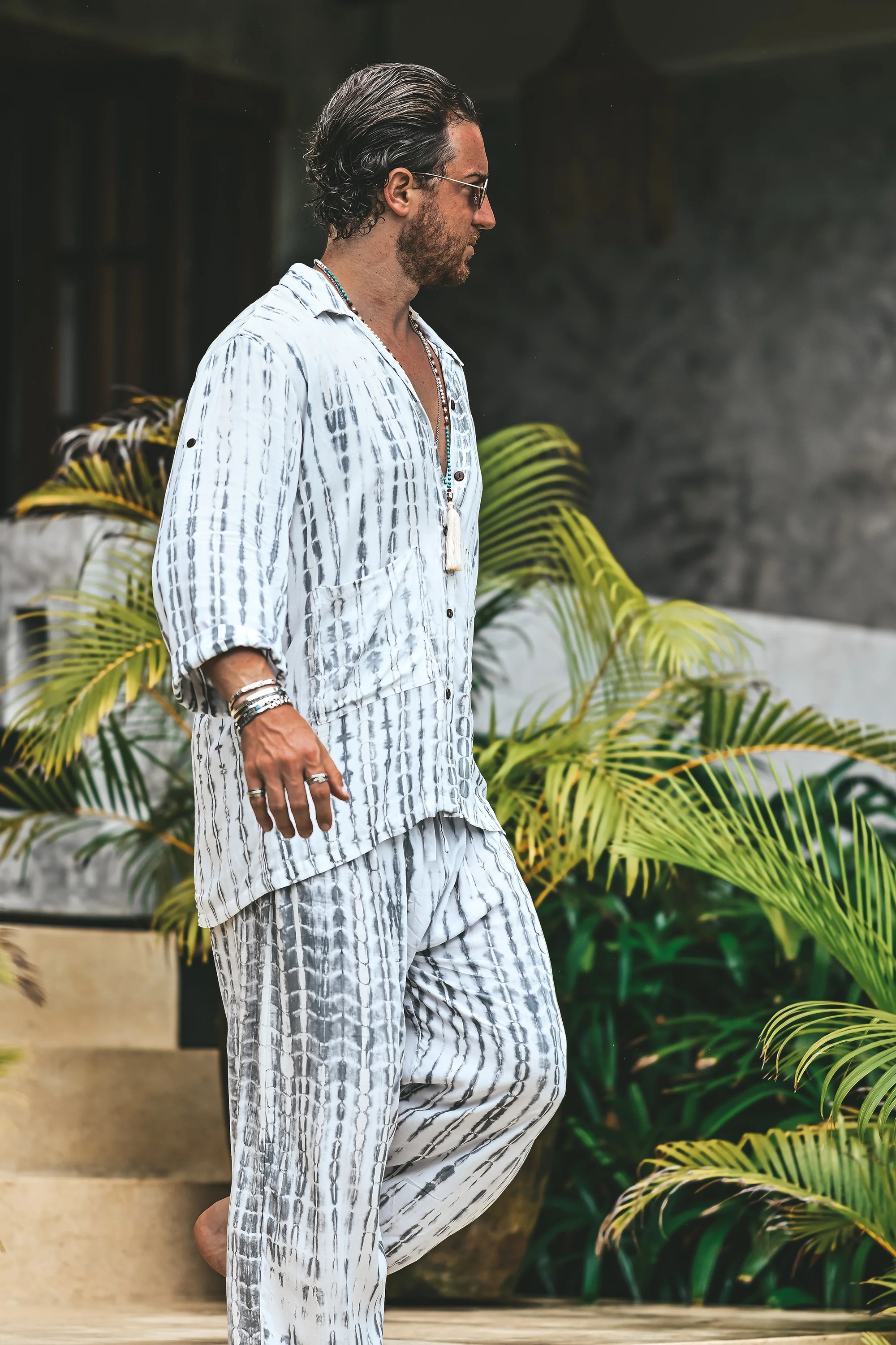 Magali boho resort set grey - Image 13