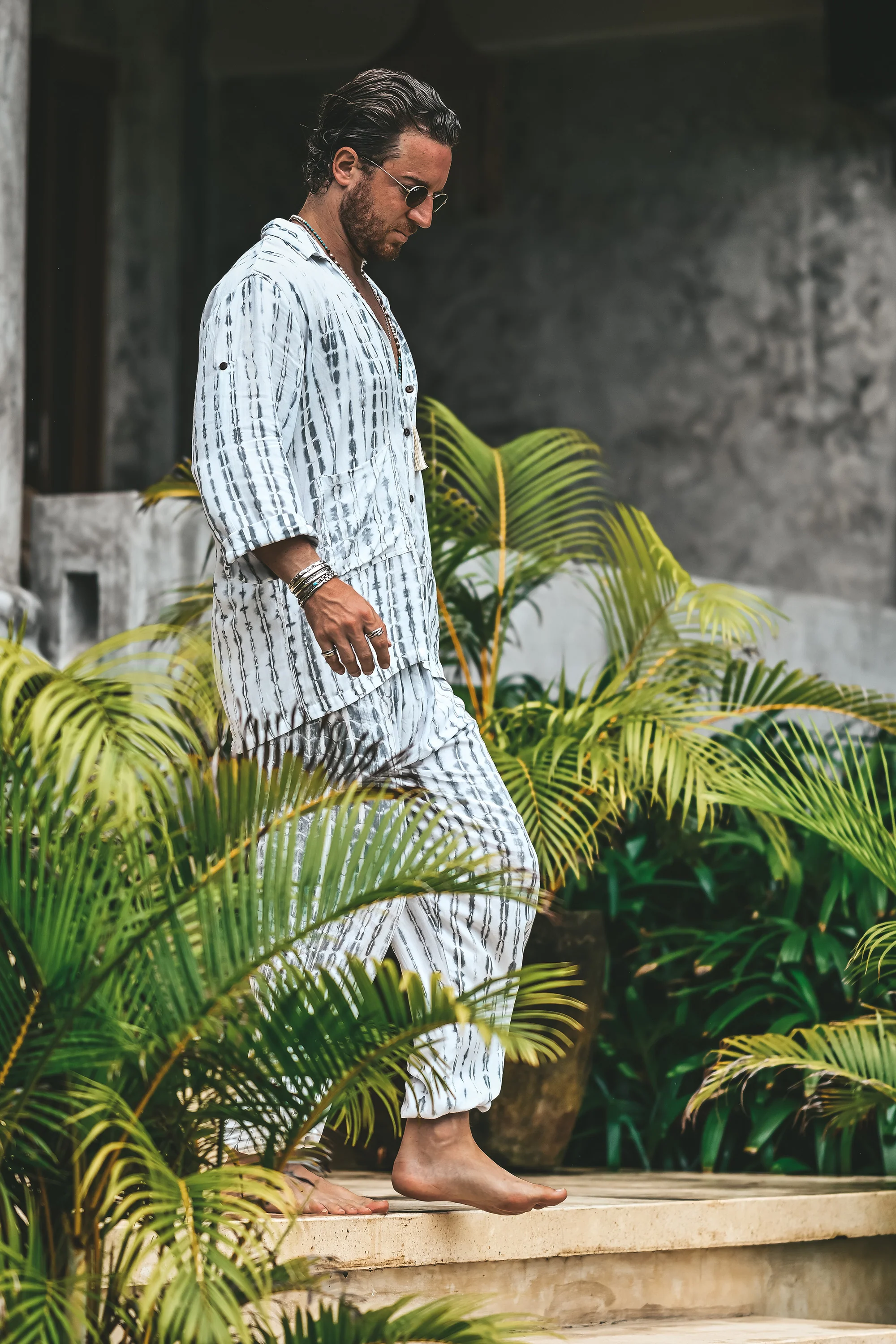 Magali boho resort set grey - Image 15