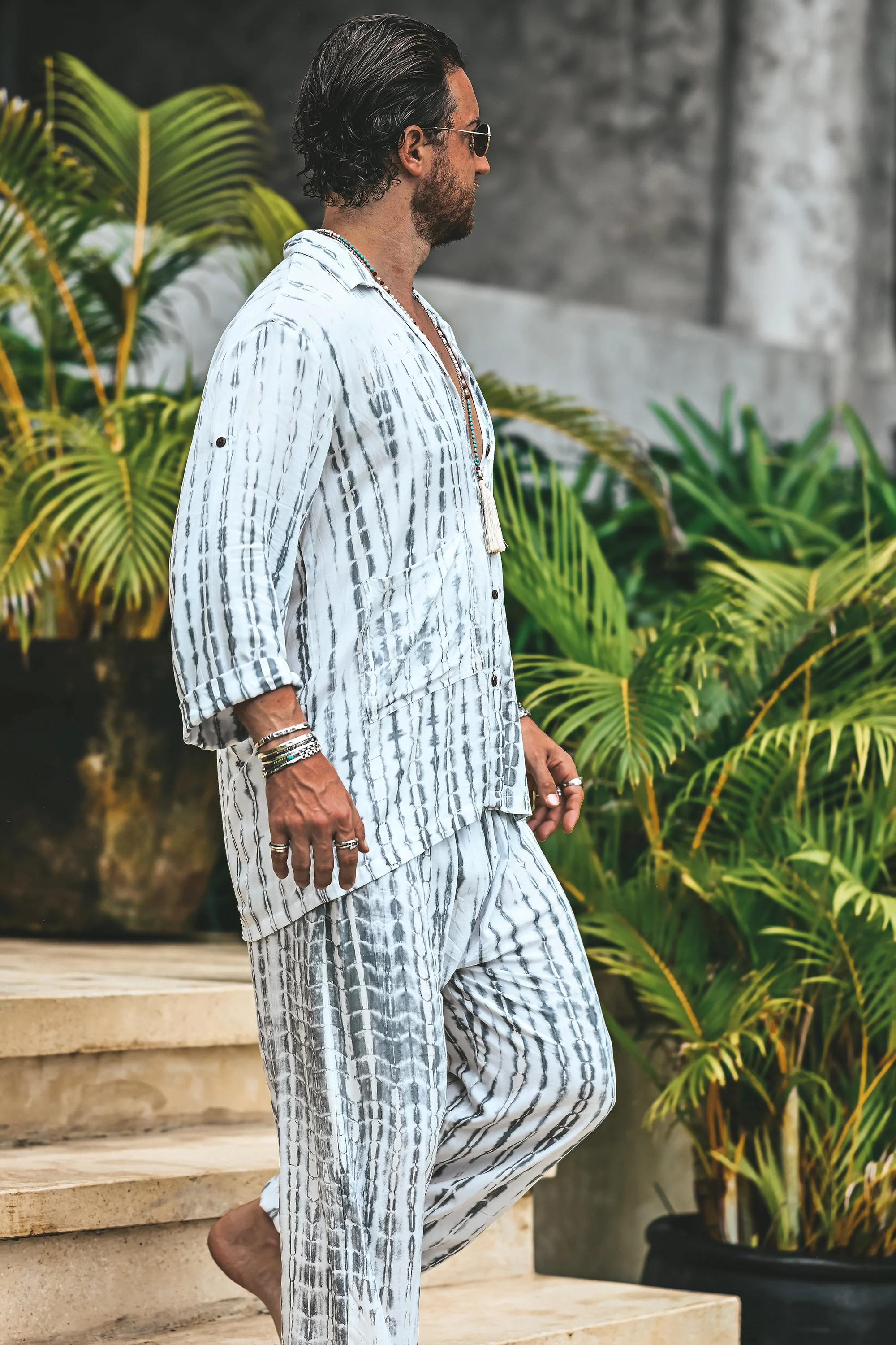 Magali boho resort set grey - Image 16