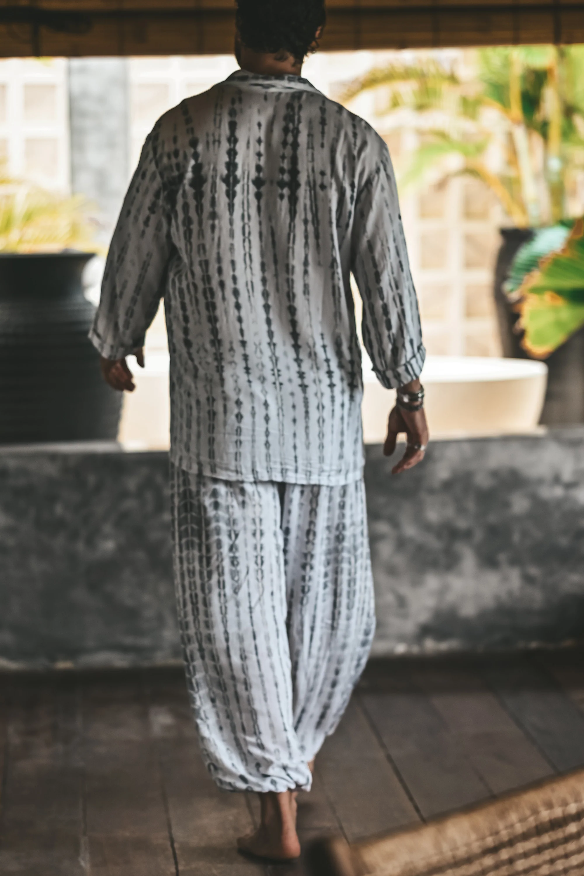 Magali boho resort set grey - Image 7