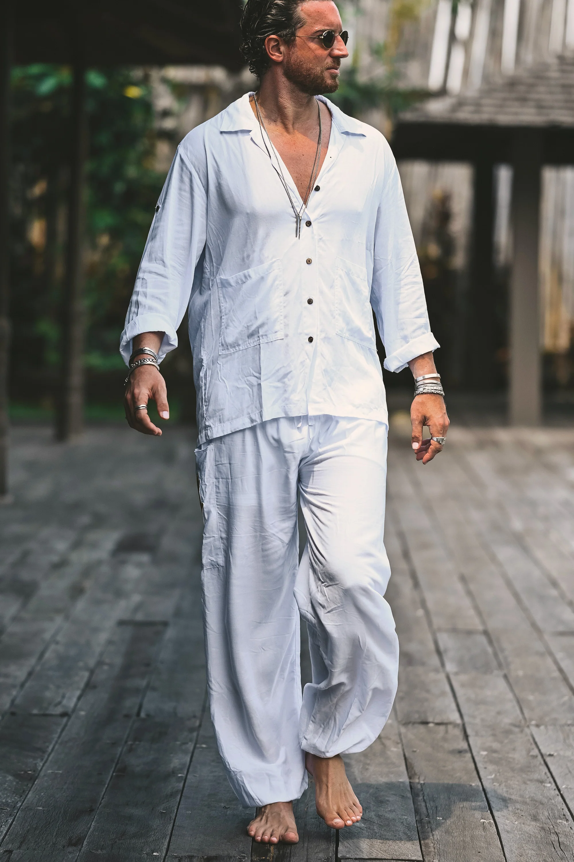 Magali boho resort set white - Image 11