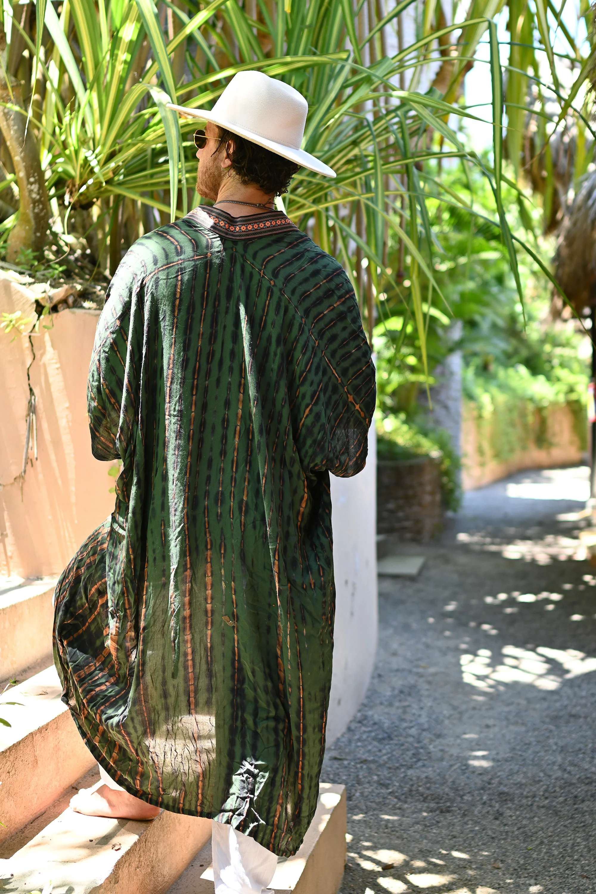 Maggiore Jacard Kimono Green - Image 5