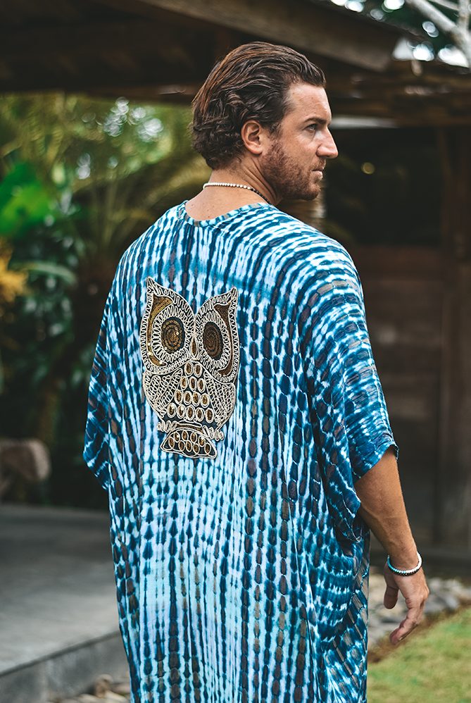 Marrakech golden owl kimono - Image 3