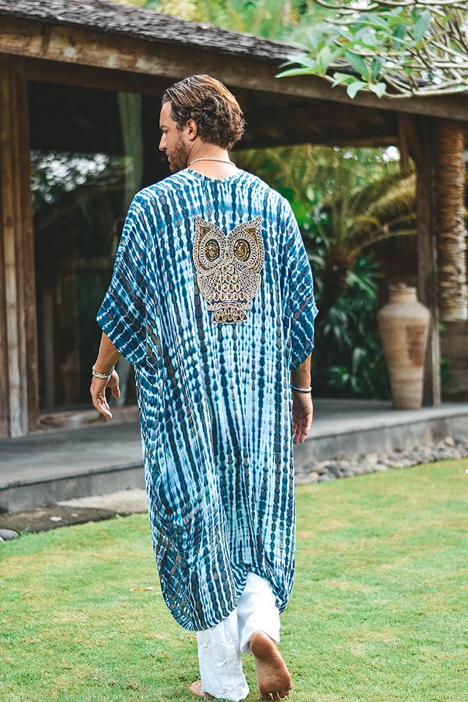Marrakech golden owl kimono - Image 5
