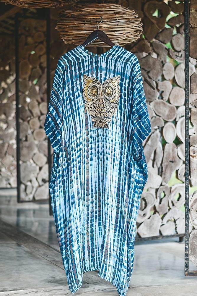Marrakech golden owl kimono - Image 6