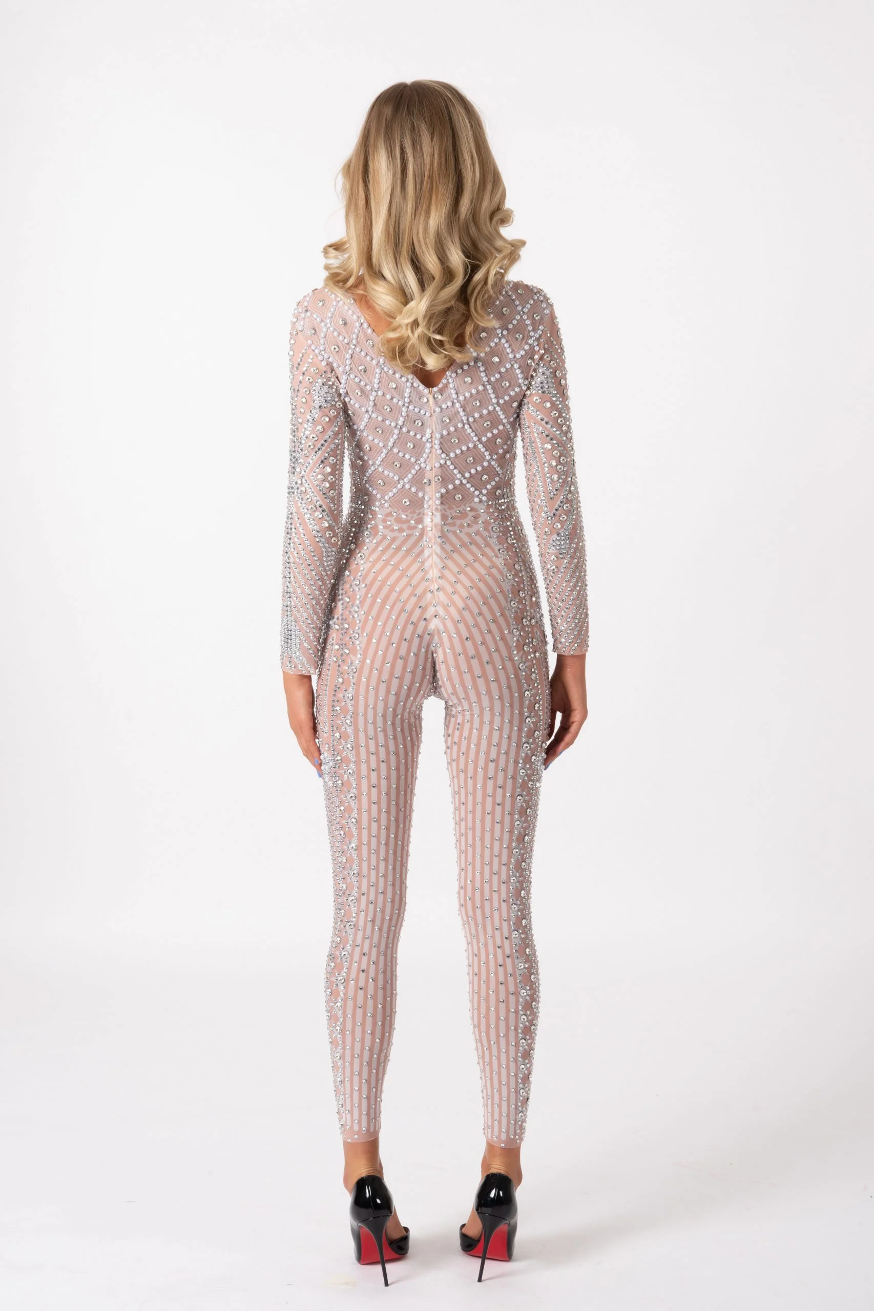 Moa luxury rhinestone jumpsuit - Image 9