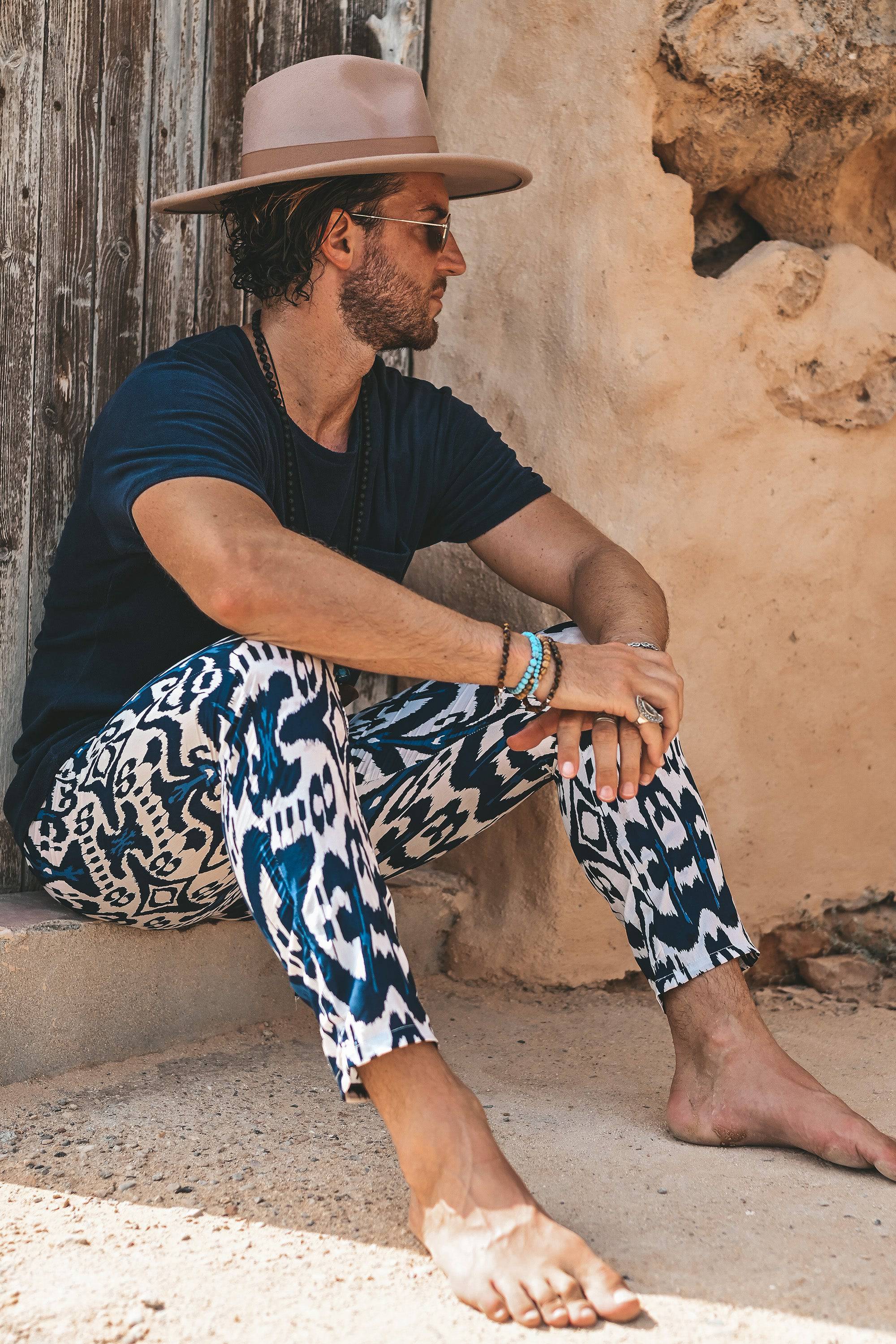 New York Pants Ocean Blue