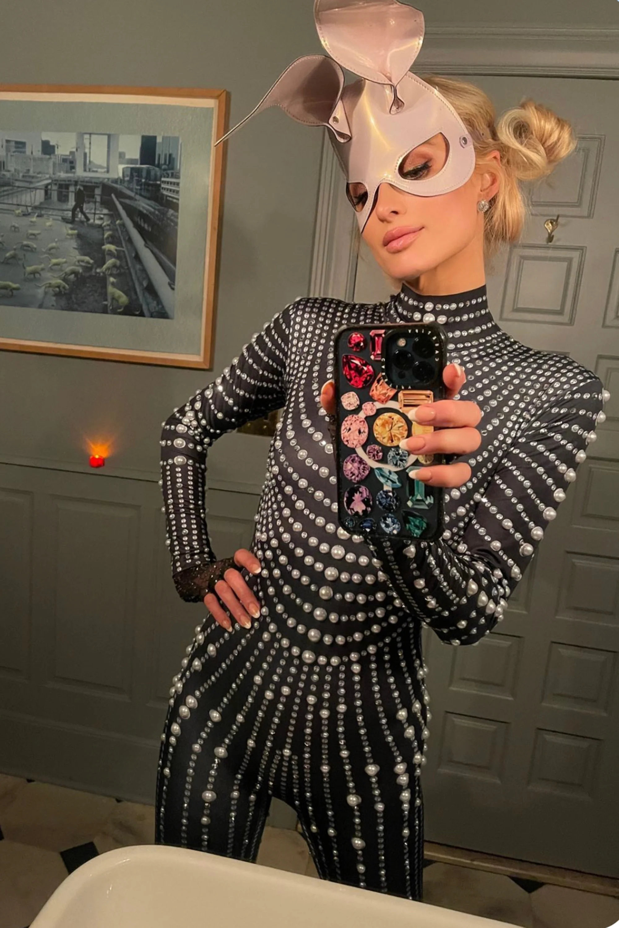 Paris Hilton Pearl Jumpsuit