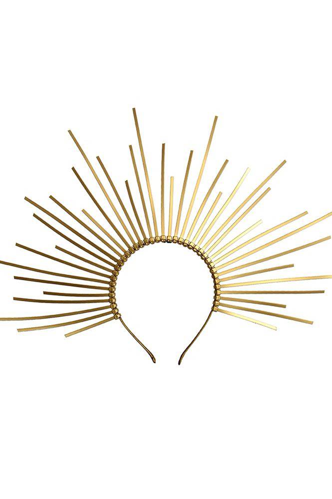 Roya halo crown gold - Image 3