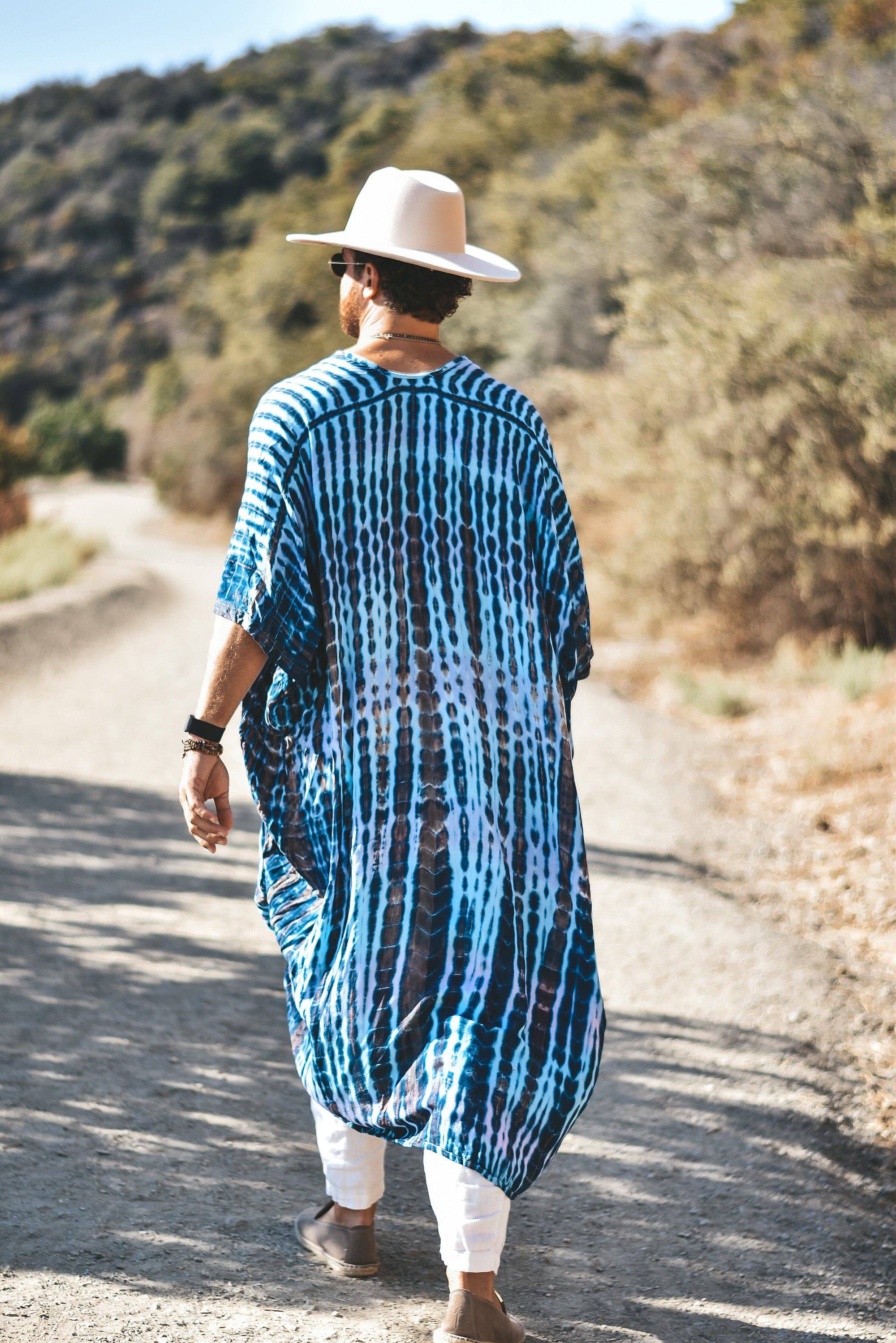 Shindo boho kimono blue - Image 4