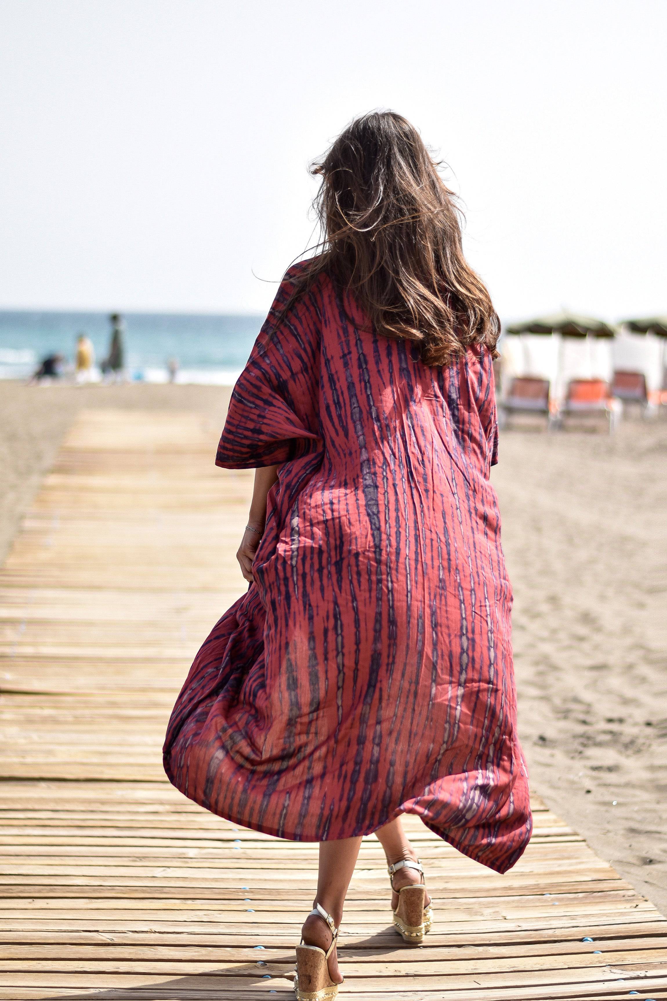 Sirena resort kimono red - Image 4