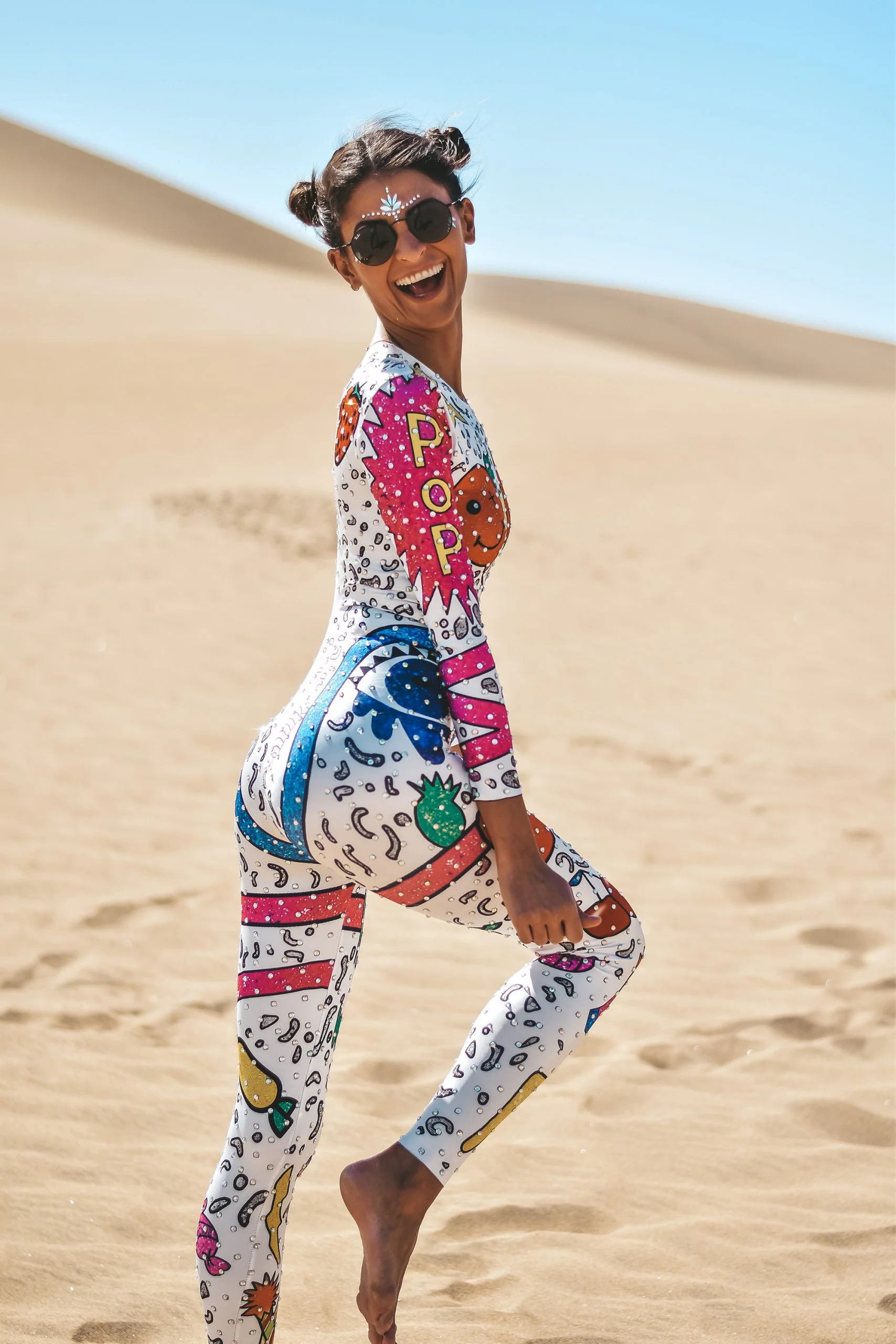 Smiley rhinestone festival jumpsuit - Image 16
