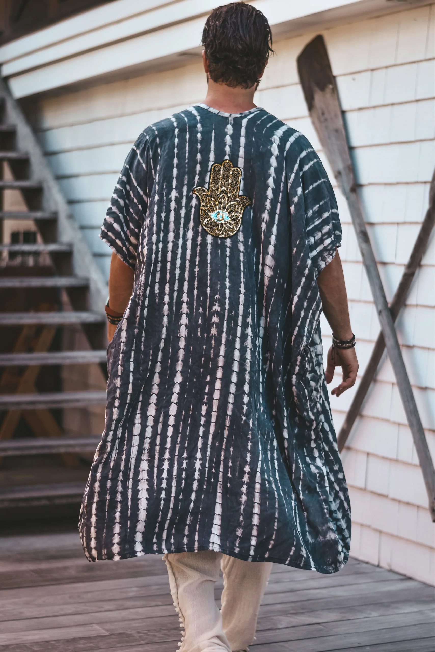 St barths hamsa kimono - Image 5