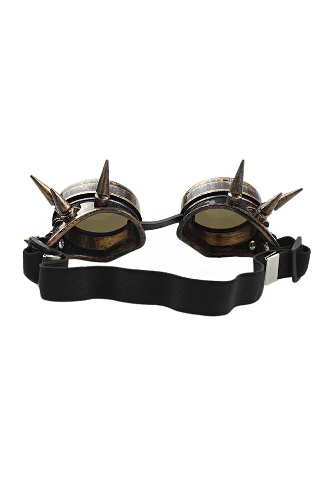 Steam punk goggles silver - Image 2