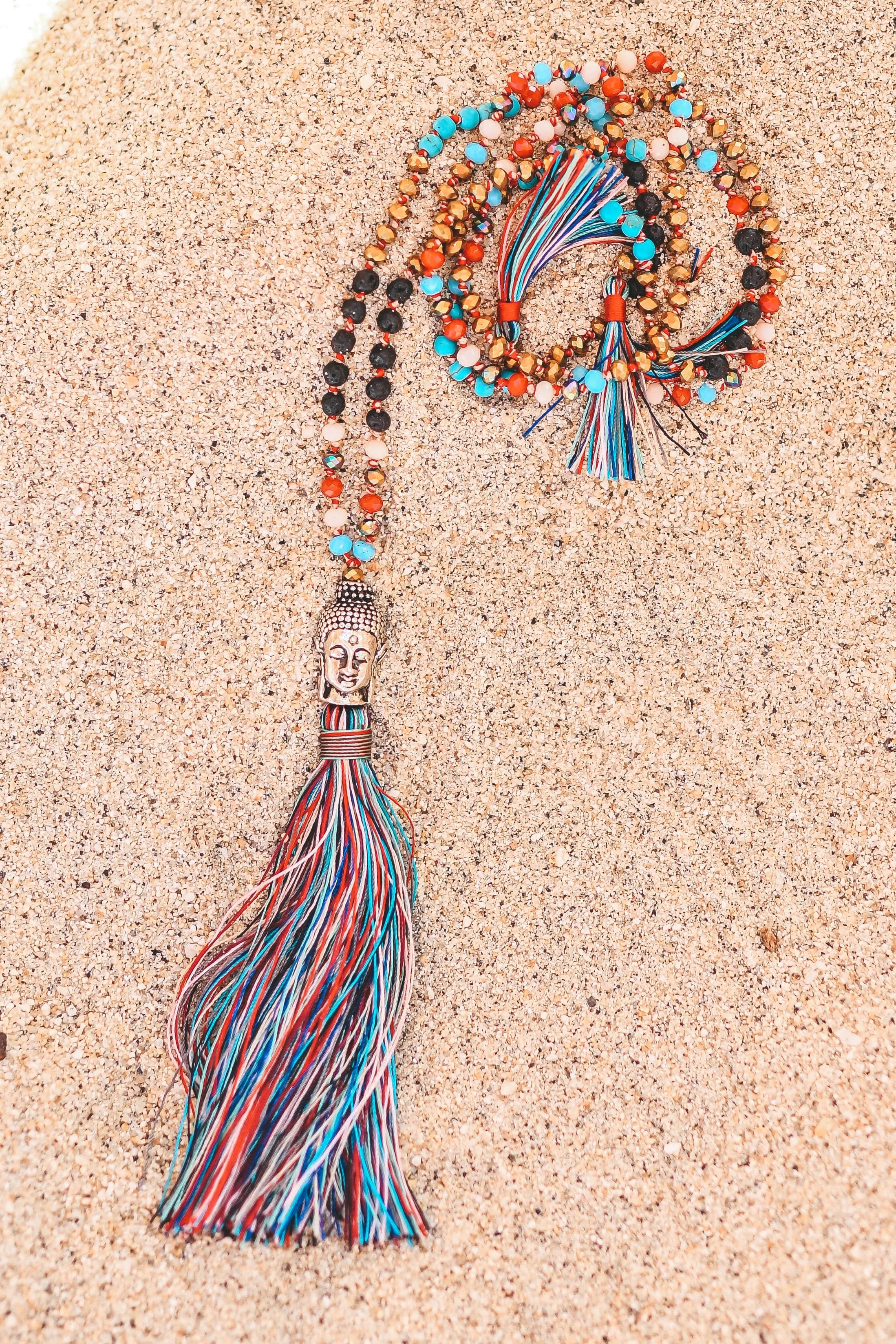 The Buddha Pearl Necklace Multicolour - Image 5
