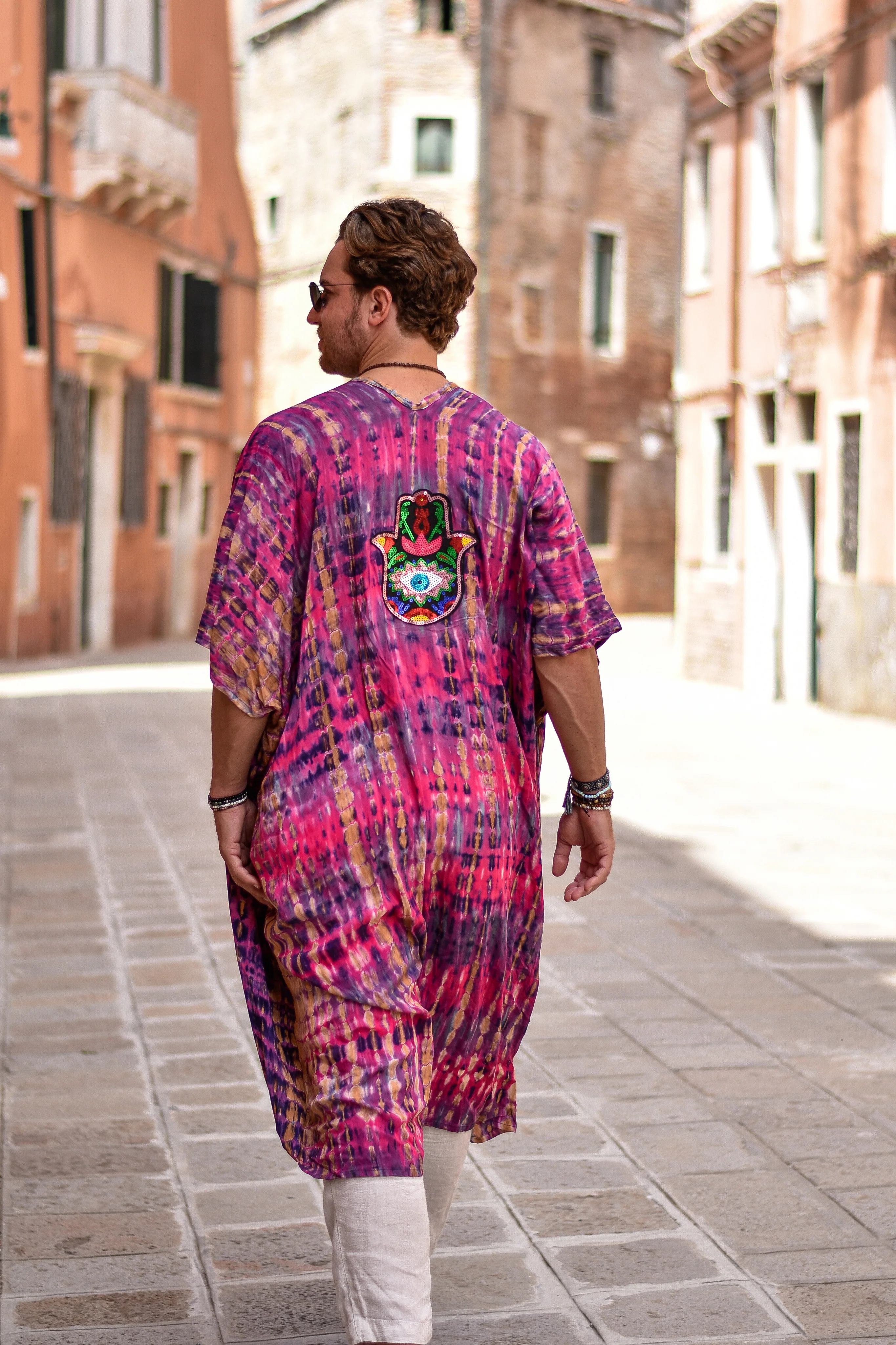 Zimbiza hamsa kimono purple - Image 2